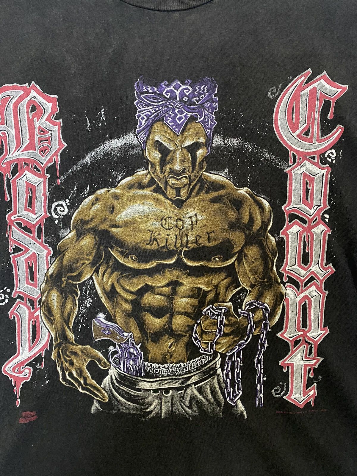 Band Tees vintage 1992 BODY COUNT rap rock promo rare design t-shirts Size US XL / EU 56 / 4 - 3 Thumbnail