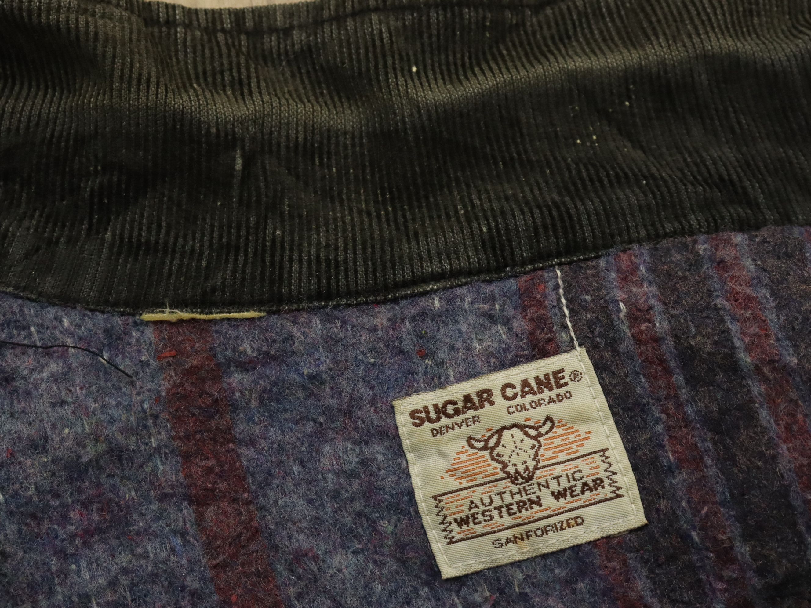 Sugar Cane Sugarcane Shorthorn Western Wear Blanket Lined Chore Jacket Size US XL / EU 56 / 4 - 23 Thumbnail