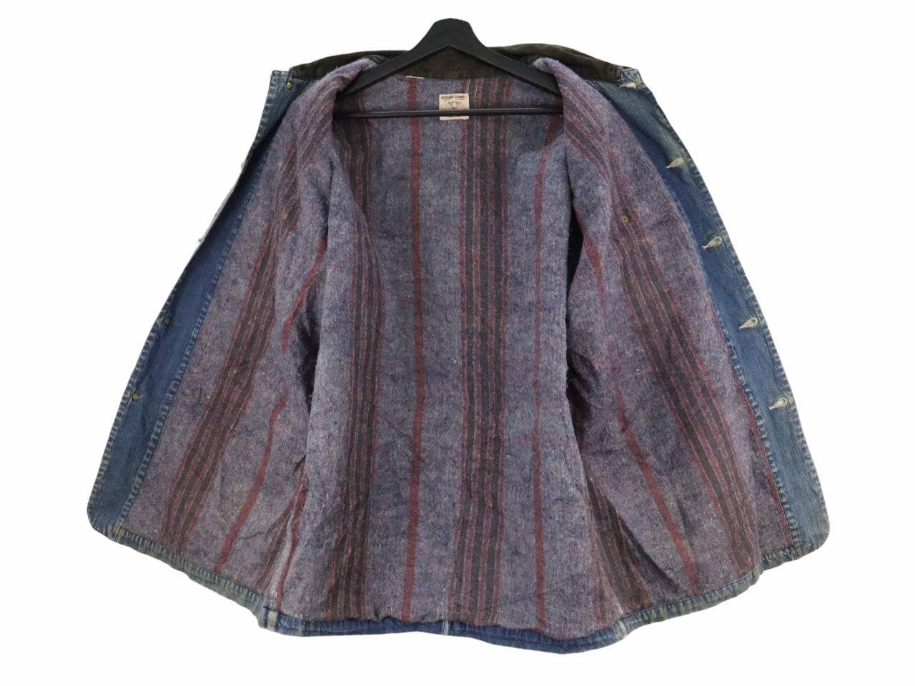 Sugar Cane Sugarcane Shorthorn Western Wear Blanket Lined Chore Jacket Size US XL / EU 56 / 4 - 4 Thumbnail