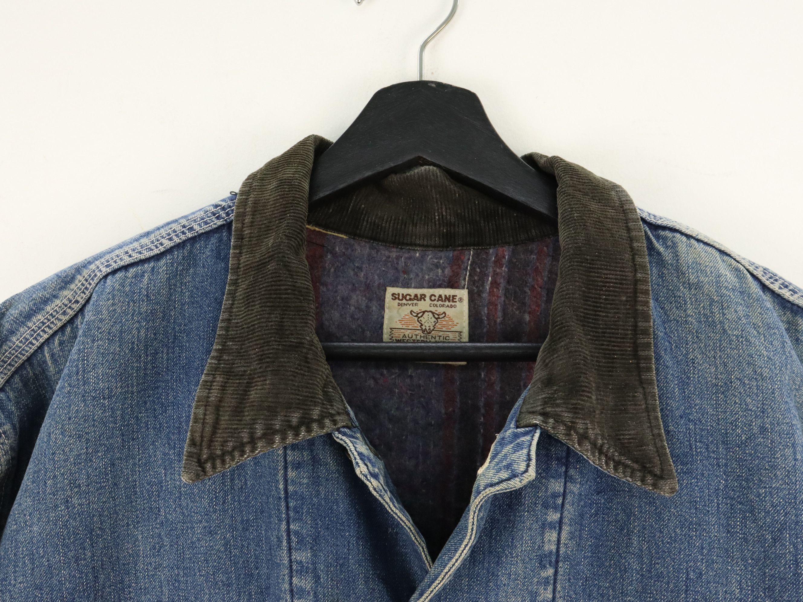 Sugar Cane Sugarcane Shorthorn Western Wear Blanket Lined Chore Jacket Size US XL / EU 56 / 4 - 14 Thumbnail
