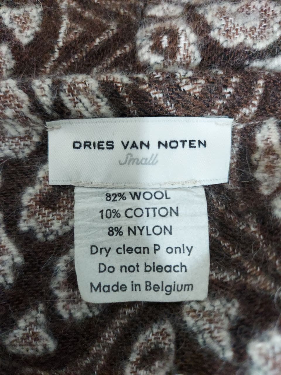 Dries Van Noten Bandana Paisley Circle Pattern Belted Wool Cardigan Coat Size US S / EU 44-46 / 1 - 3 Thumbnail