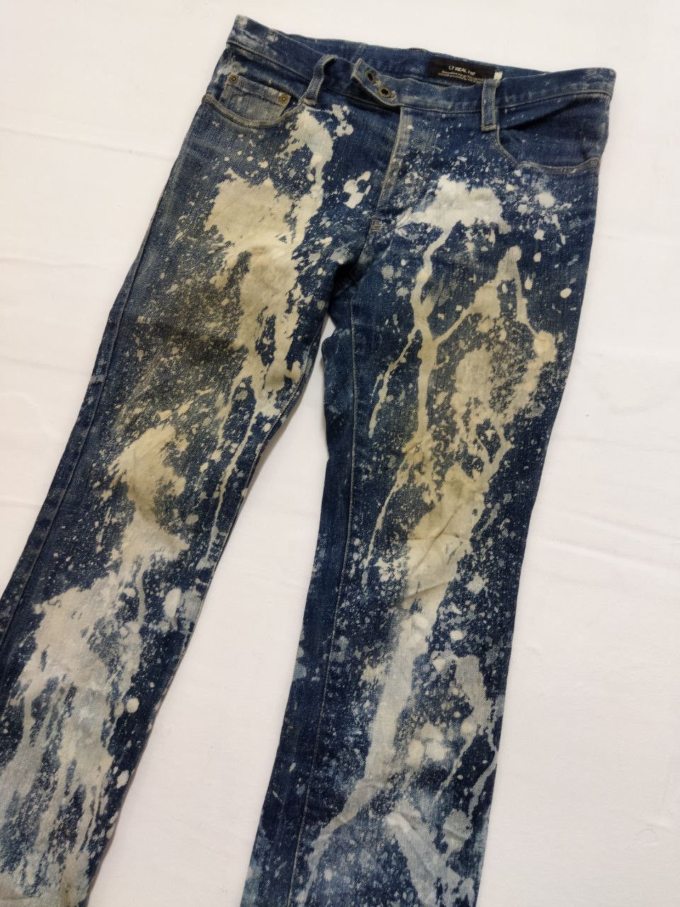 L7 Real Hip Vintage L7 REAL HIP Bleach Style Jeans Size US 32 / EU 48 - 15 Thumbnail