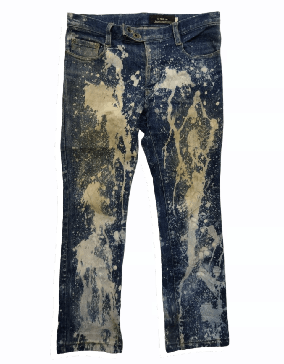 Japanese Brand Rare!! L7 REAL HIP Bleach Style Jeans | Grailed