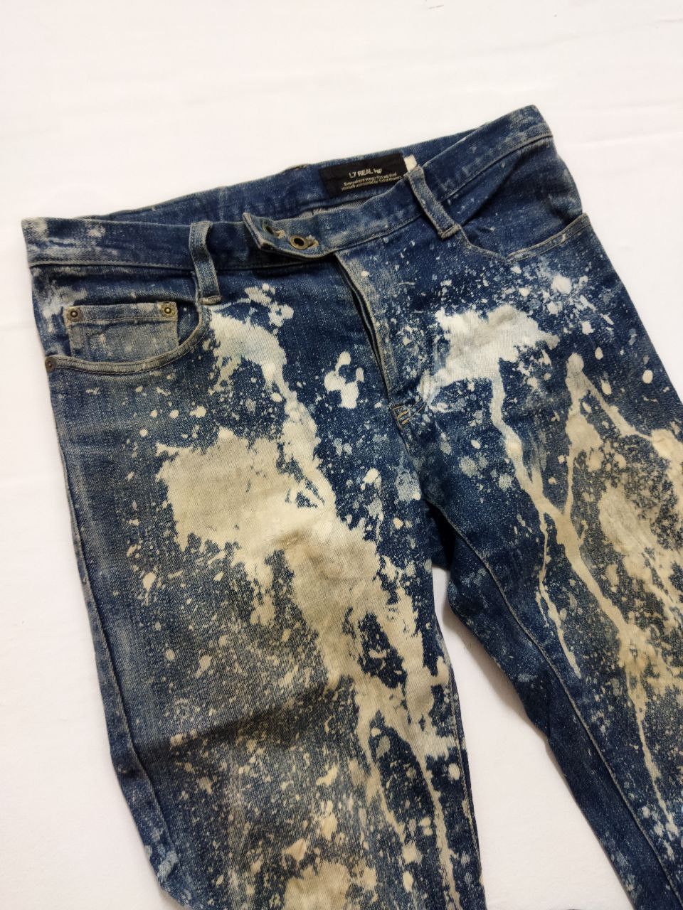 L7 Real Hip Vintage L7 REAL HIP Bleach Style Jeans Size US 32 / EU 48 - 12 Thumbnail