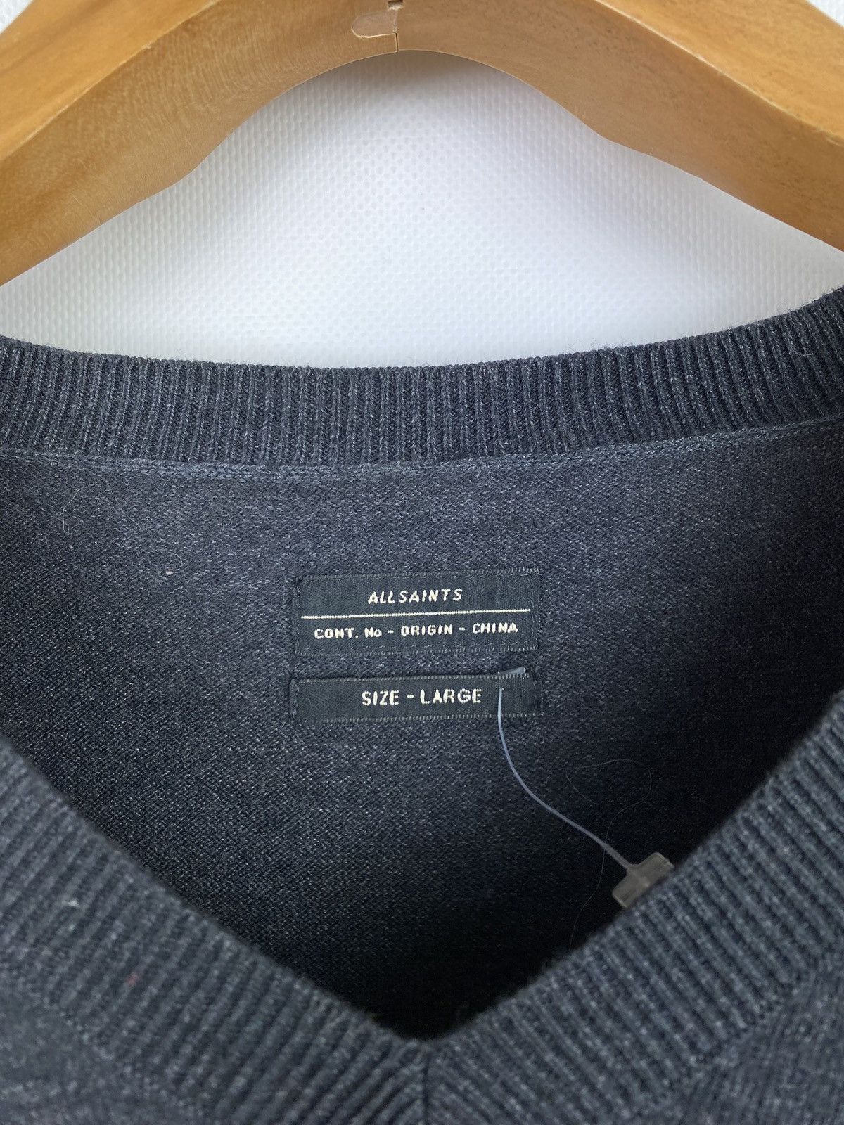 Allsaints Allsaints Fritz V neck men’s sweater pullover size L gray Size US L / EU 52-54 / 3 - 9 Thumbnail