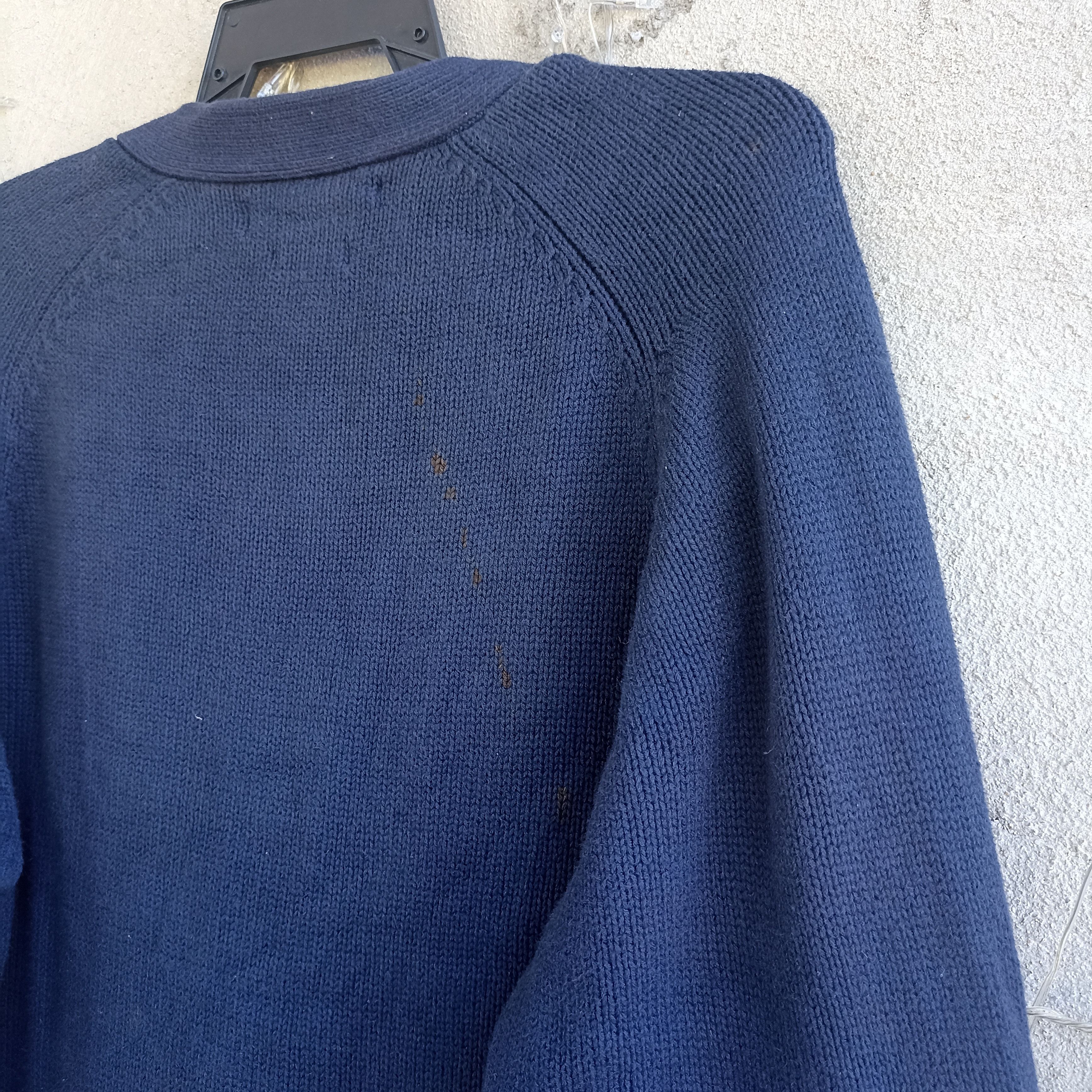 Homespun Knitwear × Polo Ralph Lauren Polo Ralph Lauren Blue Cardigan Knitwear Size US L / EU 52-54 / 3 - 12 Thumbnail