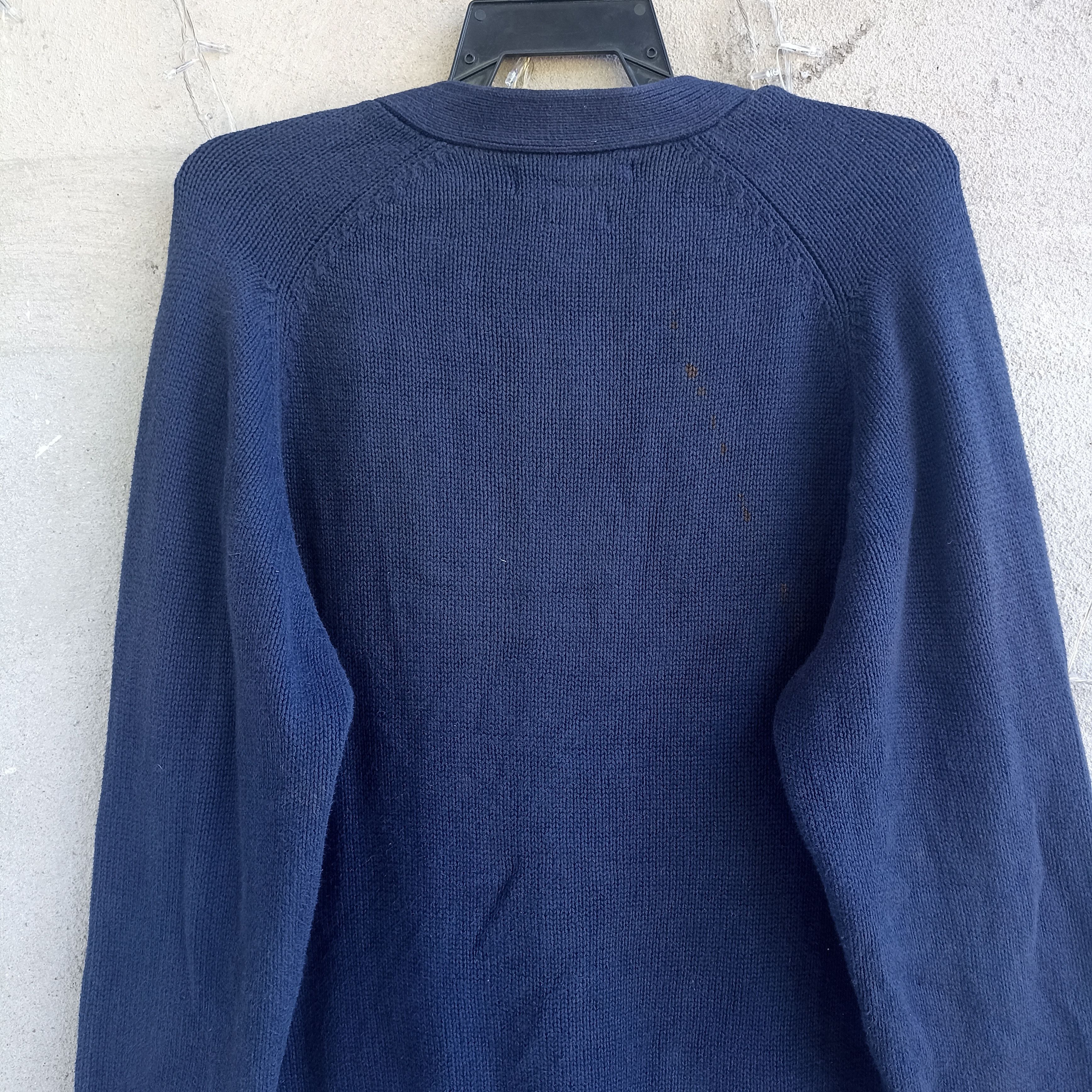 Homespun Knitwear × Polo Ralph Lauren Polo Ralph Lauren Blue Cardigan Knitwear Size US L / EU 52-54 / 3 - 10 Thumbnail