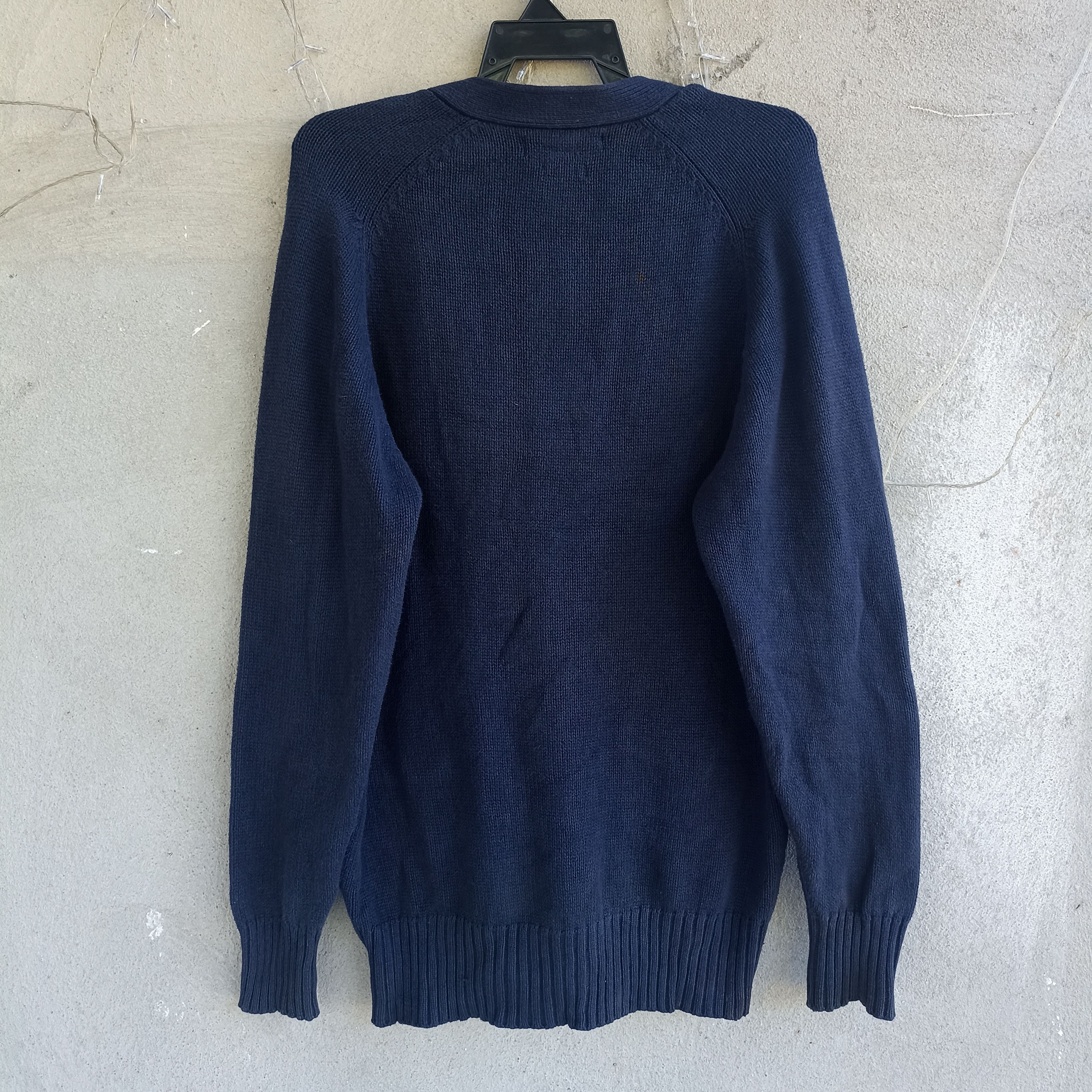 Homespun Knitwear × Polo Ralph Lauren Polo Ralph Lauren Blue Cardigan Knitwear Size US L / EU 52-54 / 3 - 9 Thumbnail