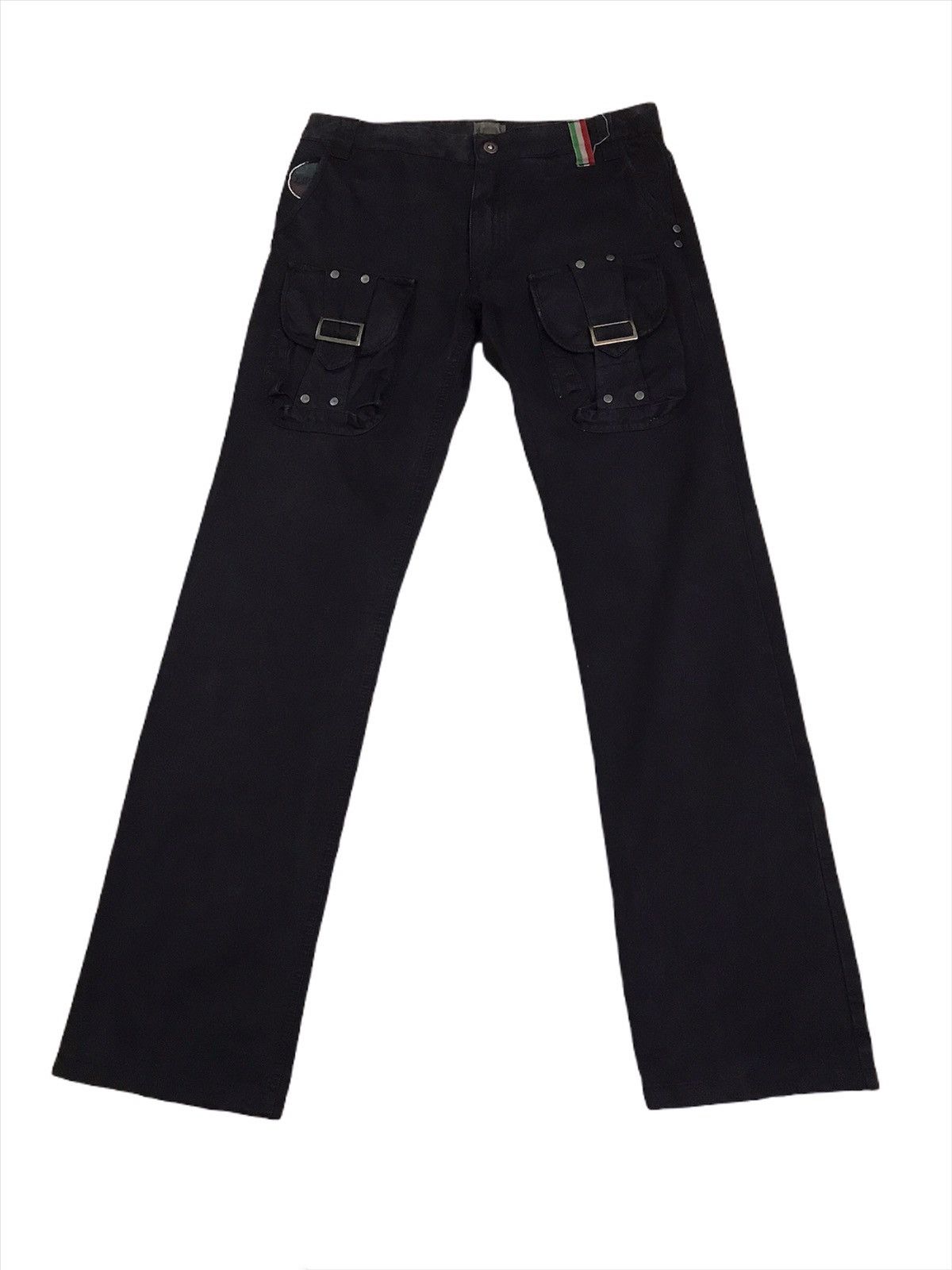 Vintage Laverda Italia Cargo Multi Pocket Bondage Regular Pants Size US 32 / EU 48 - 2 Thumbnail