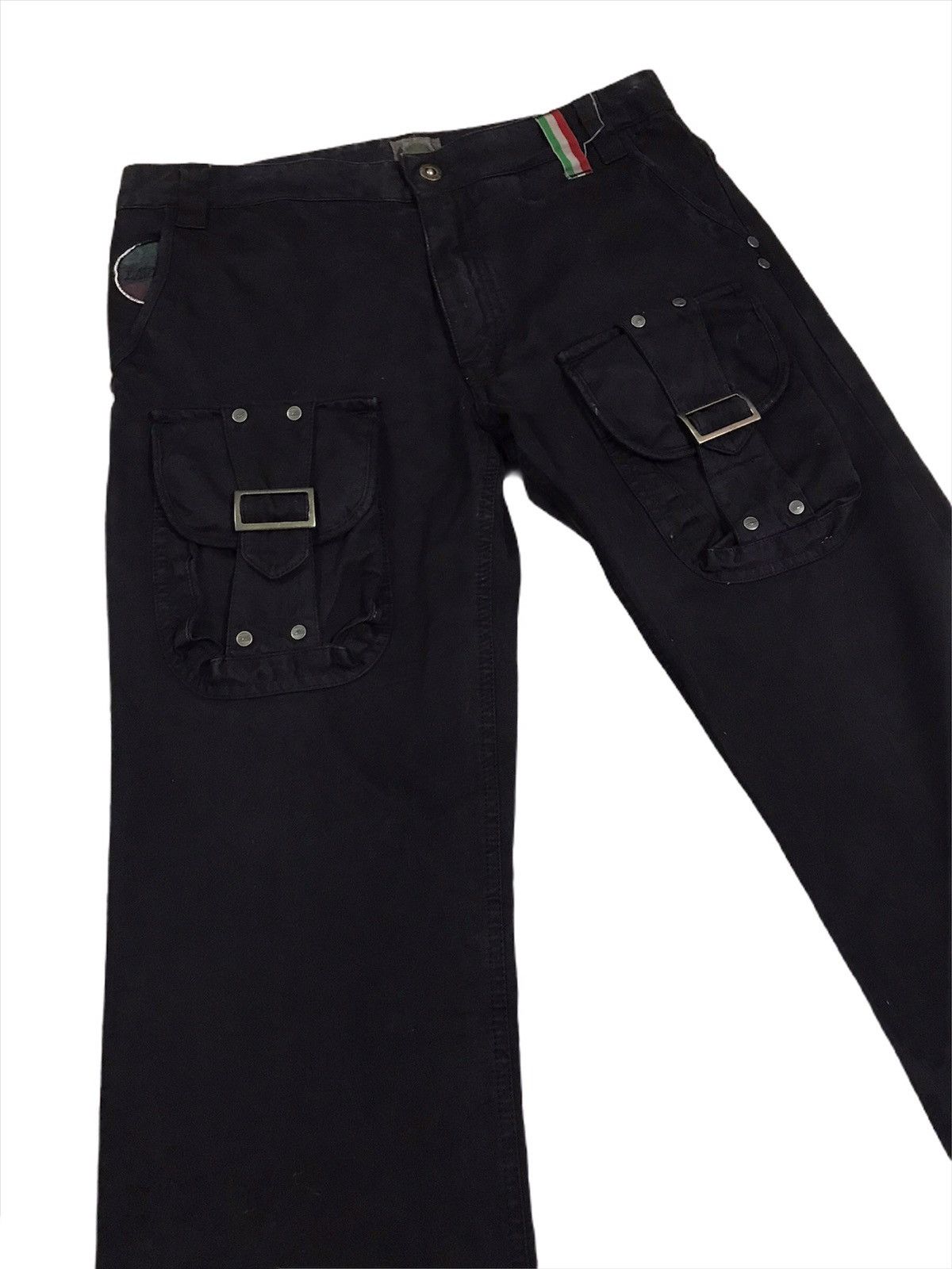 Vintage Laverda Italia Cargo Multi Pocket Bondage Regular Pants Size US 32 / EU 48 - 1 Thumbnail