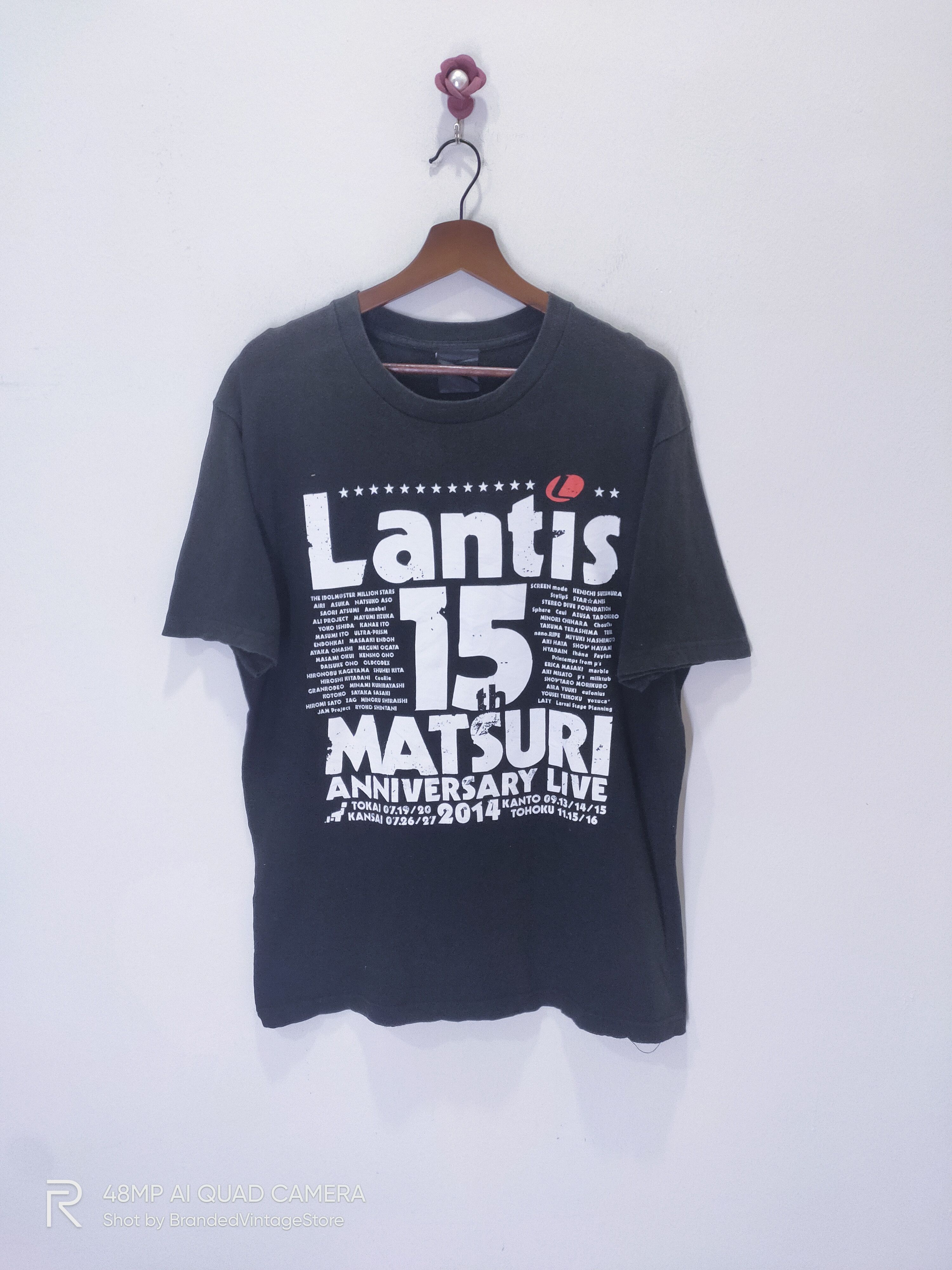 Band Tees × Japanese Brand LANTIS 15th MATSURI Anniversary Live Concert Tour Band Tees Size US L / EU 52-54 / 3 - 1 Thumbnail