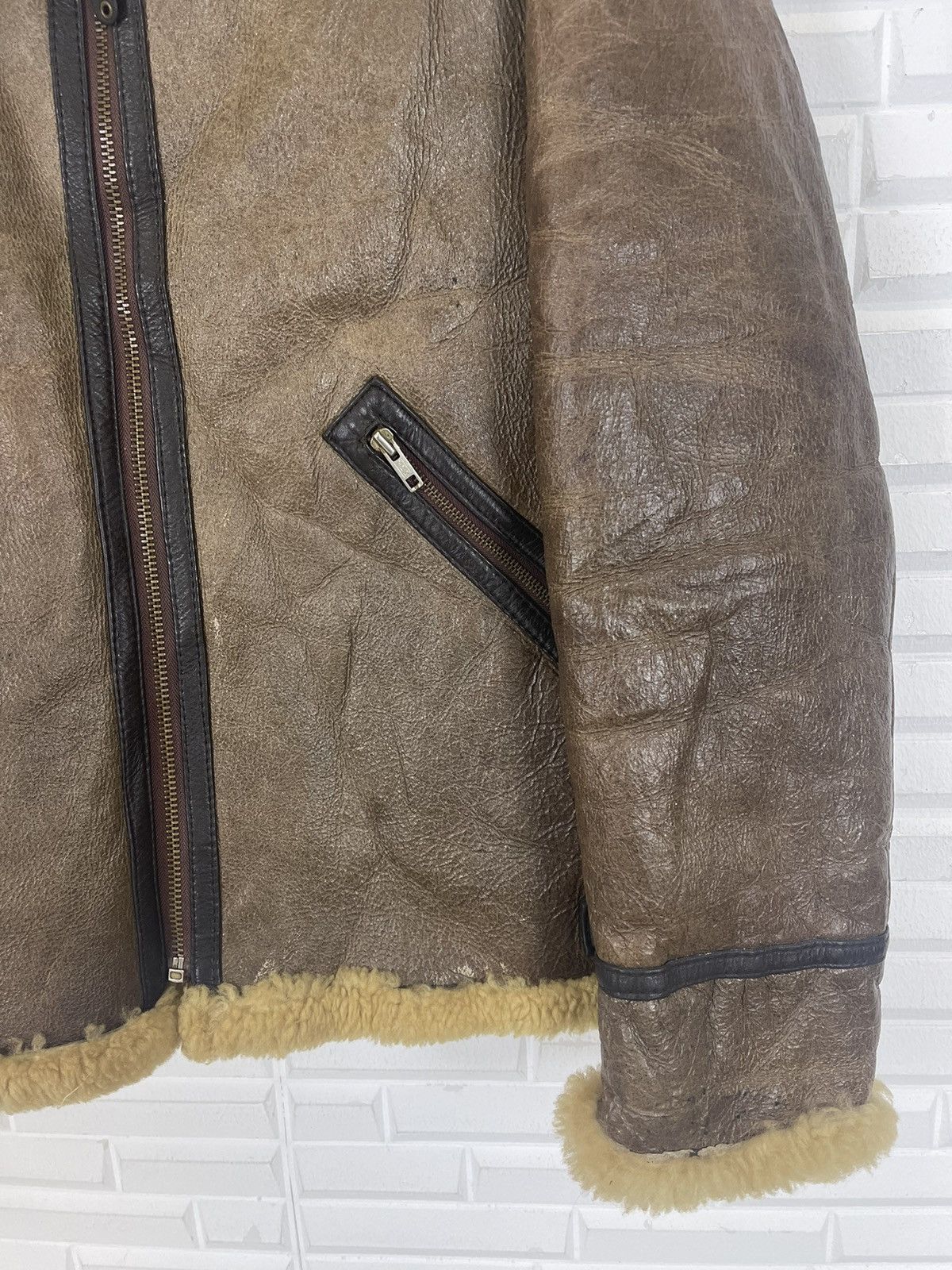 Other B3 US AIRFORCE ORIGIN SHEEPSKIN COAT JACKET Size US M / EU 48-50 / 2 - 11 Thumbnail