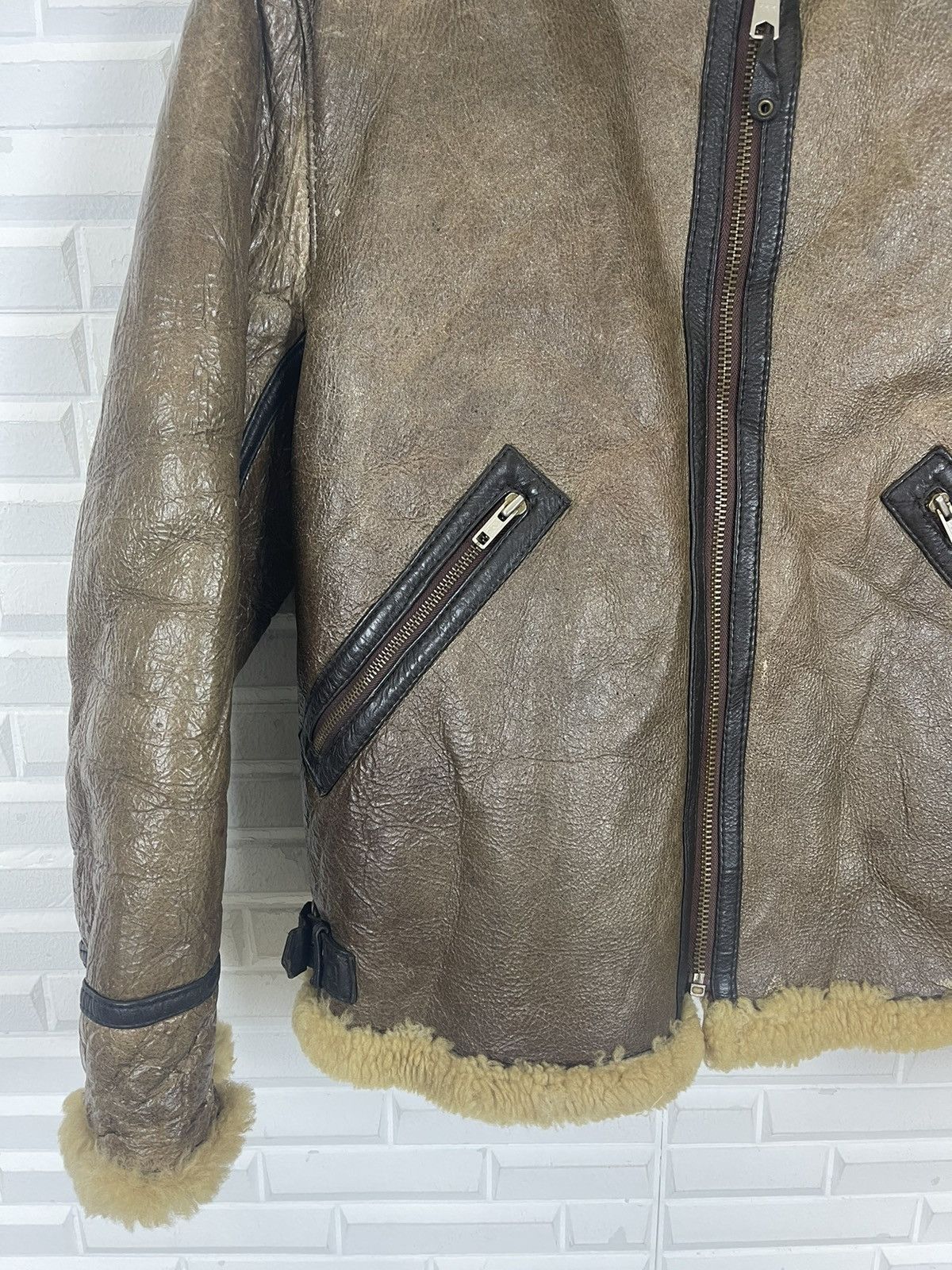 Other B3 US AIRFORCE ORIGIN SHEEPSKIN COAT JACKET Size US M / EU 48-50 / 2 - 12 Thumbnail