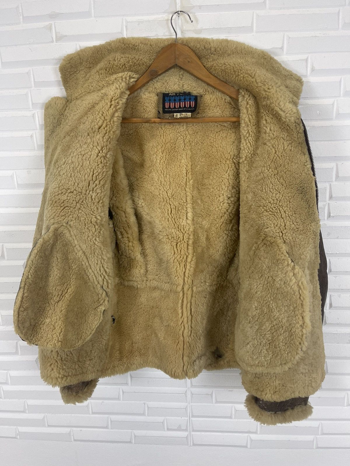 Other B3 US AIRFORCE ORIGIN SHEEPSKIN COAT JACKET Size US M / EU 48-50 / 2 - 10 Thumbnail