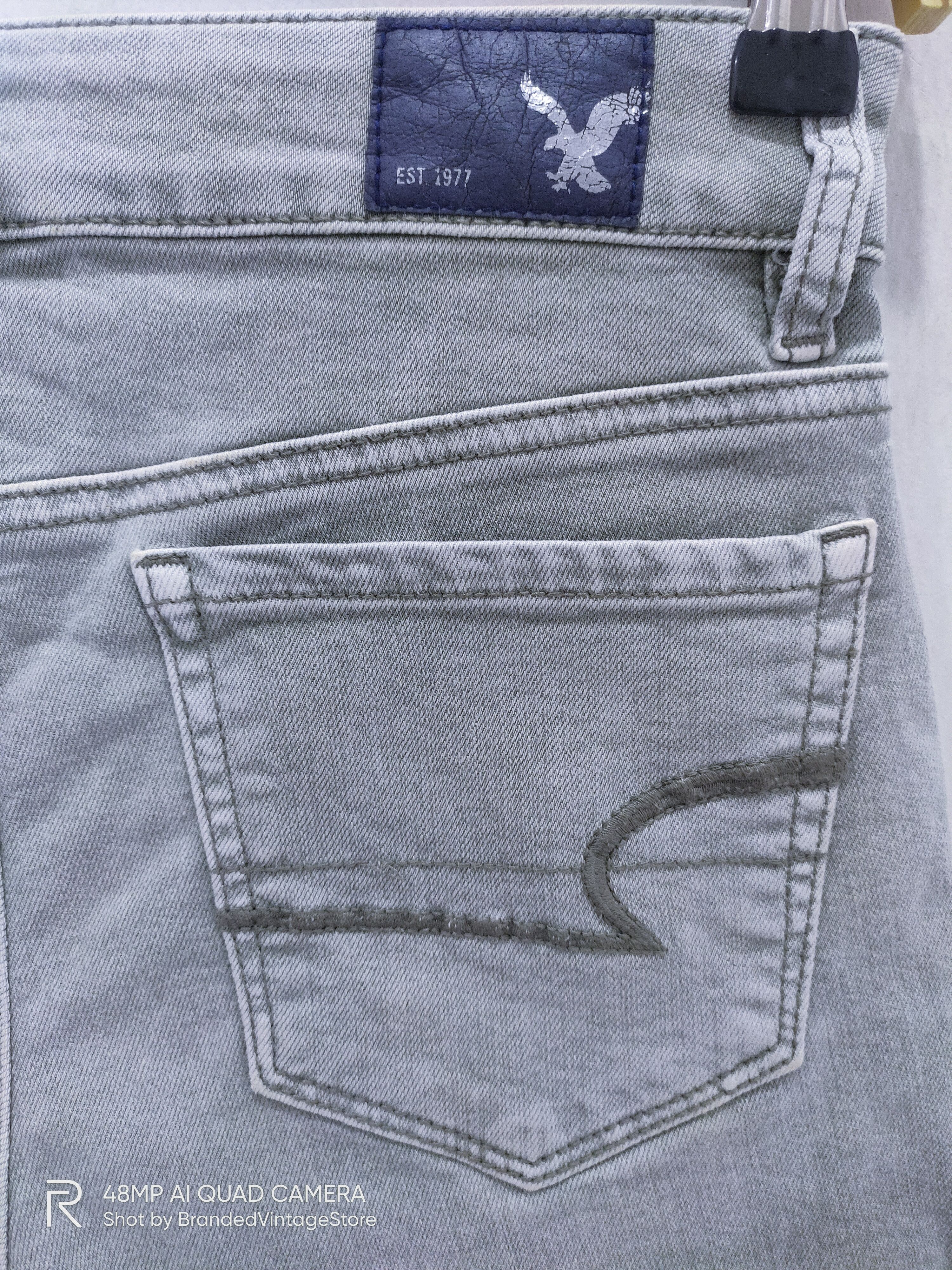 American Eagle Outfitters × Japanese Brand AMERICAN EAGLE OUTFITTER Distressed Denim Jeans Short Pants Size 28" / US 6 / IT 42 - 10 Thumbnail