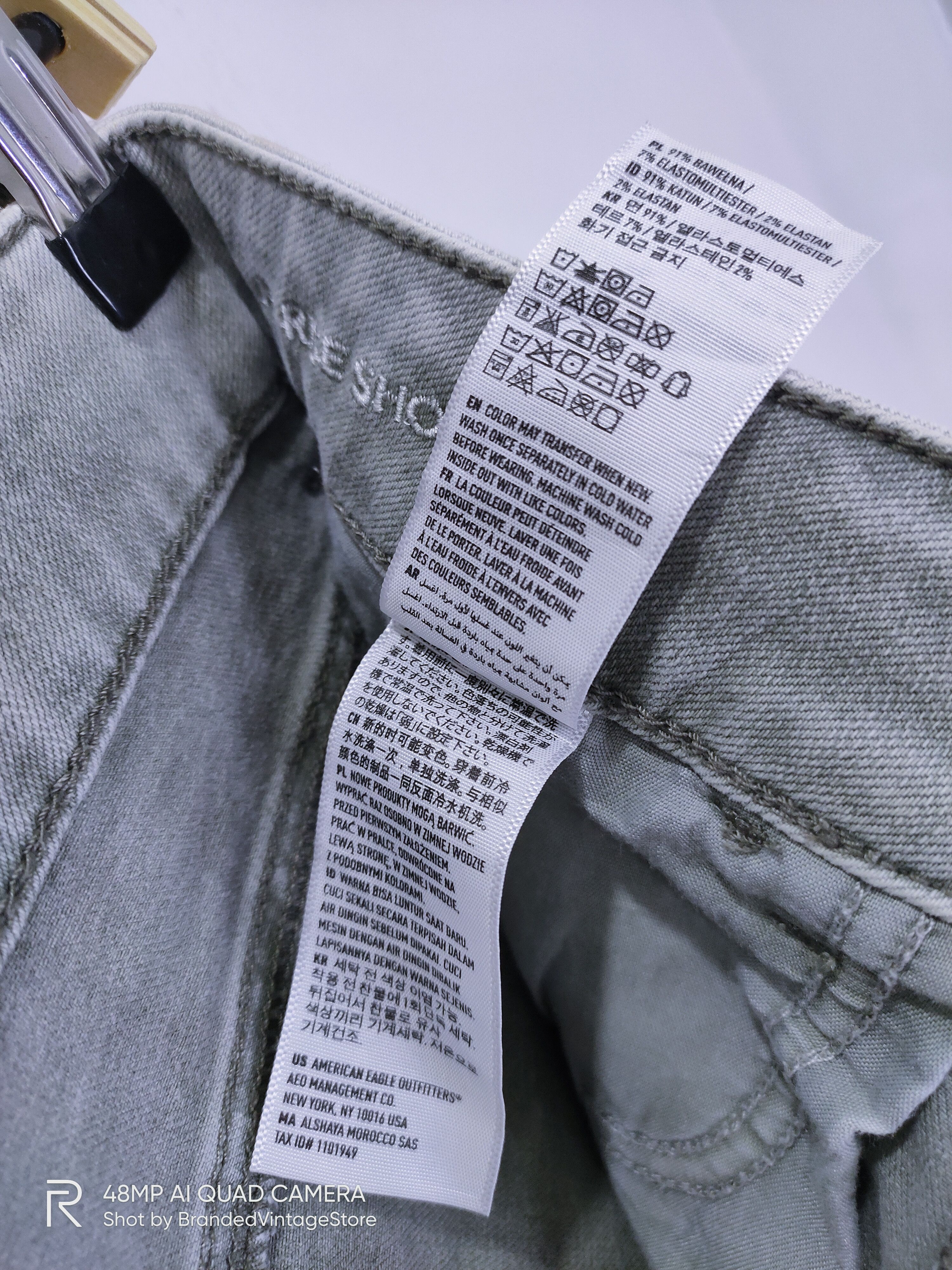 American Eagle Outfitters × Japanese Brand AMERICAN EAGLE OUTFITTER Distressed Denim Jeans Short Pants Size 28" / US 6 / IT 42 - 16 Thumbnail