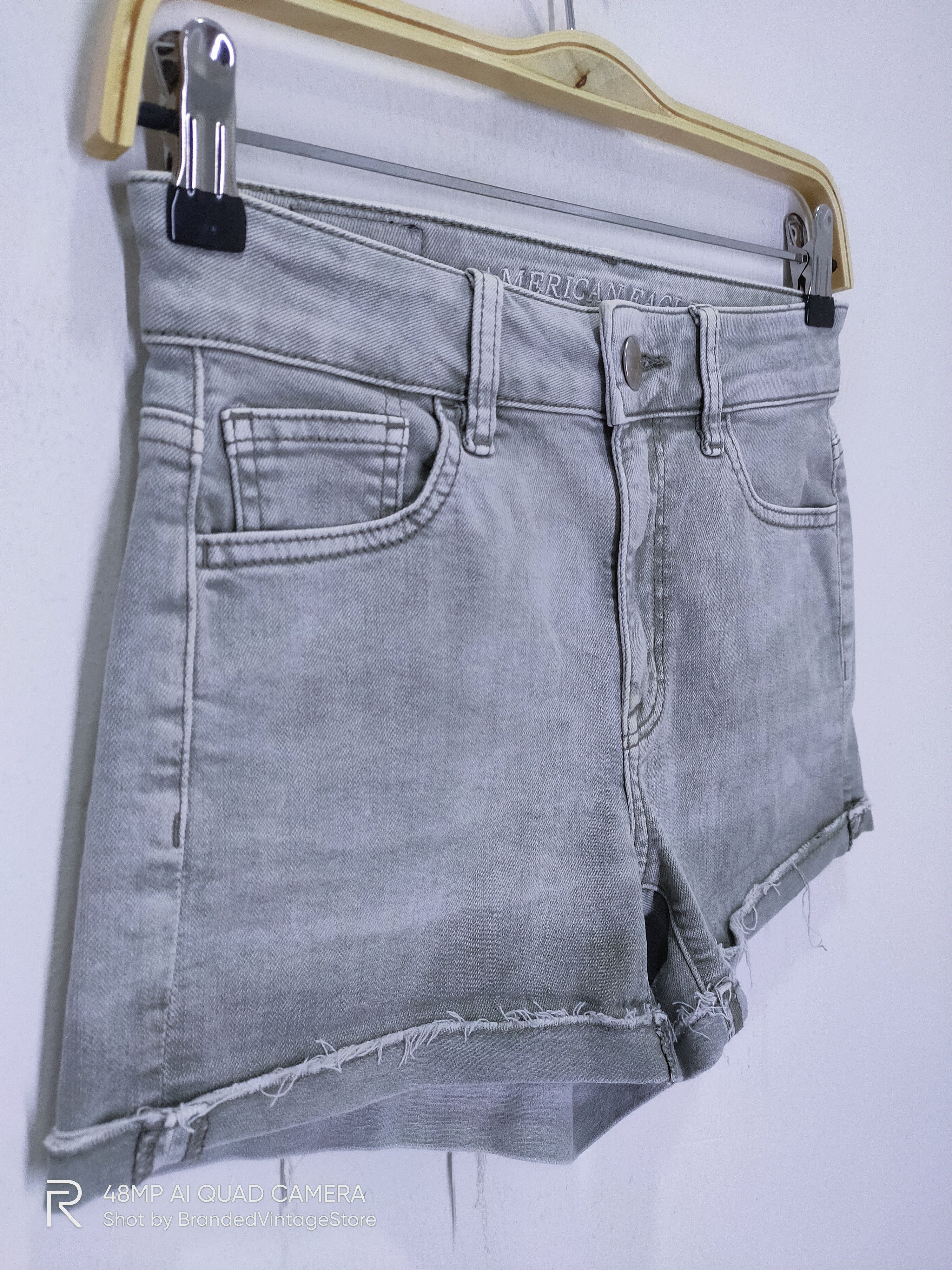 American Eagle Outfitters × Japanese Brand AMERICAN EAGLE OUTFITTER Distressed Denim Jeans Short Pants Size 28" / US 6 / IT 42 - 5 Thumbnail