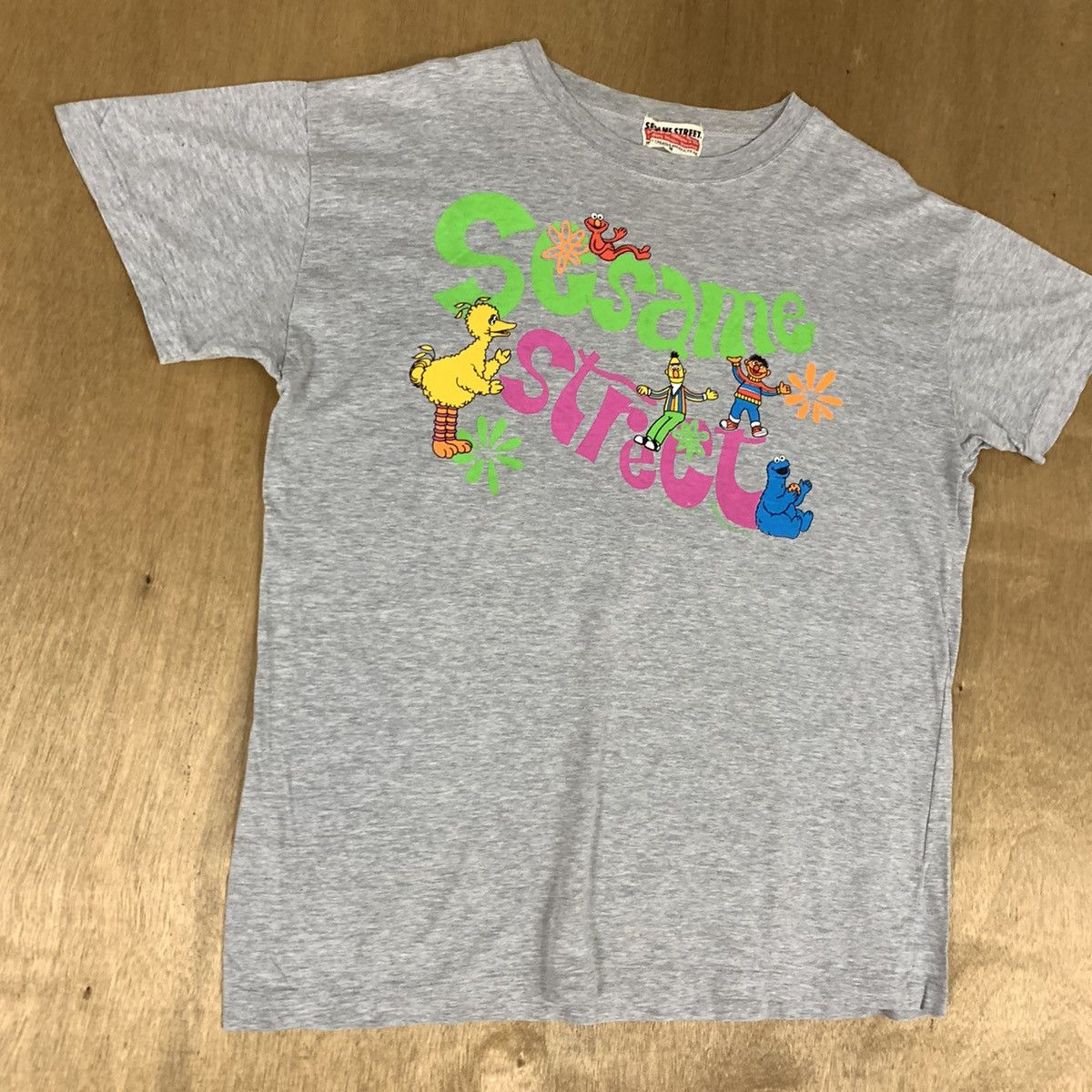 Cartoon Network × Vintage Vntag 90s SESAME STREET Cartoon Character Single Stitch Tee Size US S / EU 44-46 / 1 - 5 Thumbnail