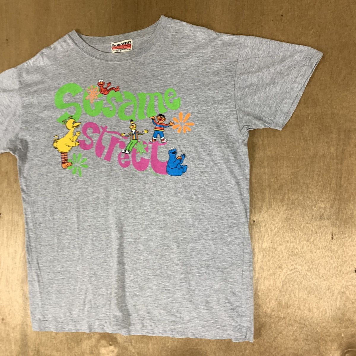 Cartoon Network × Vintage Vntag 90s SESAME STREET Cartoon Character Single Stitch Tee Size US S / EU 44-46 / 1 - 6 Thumbnail