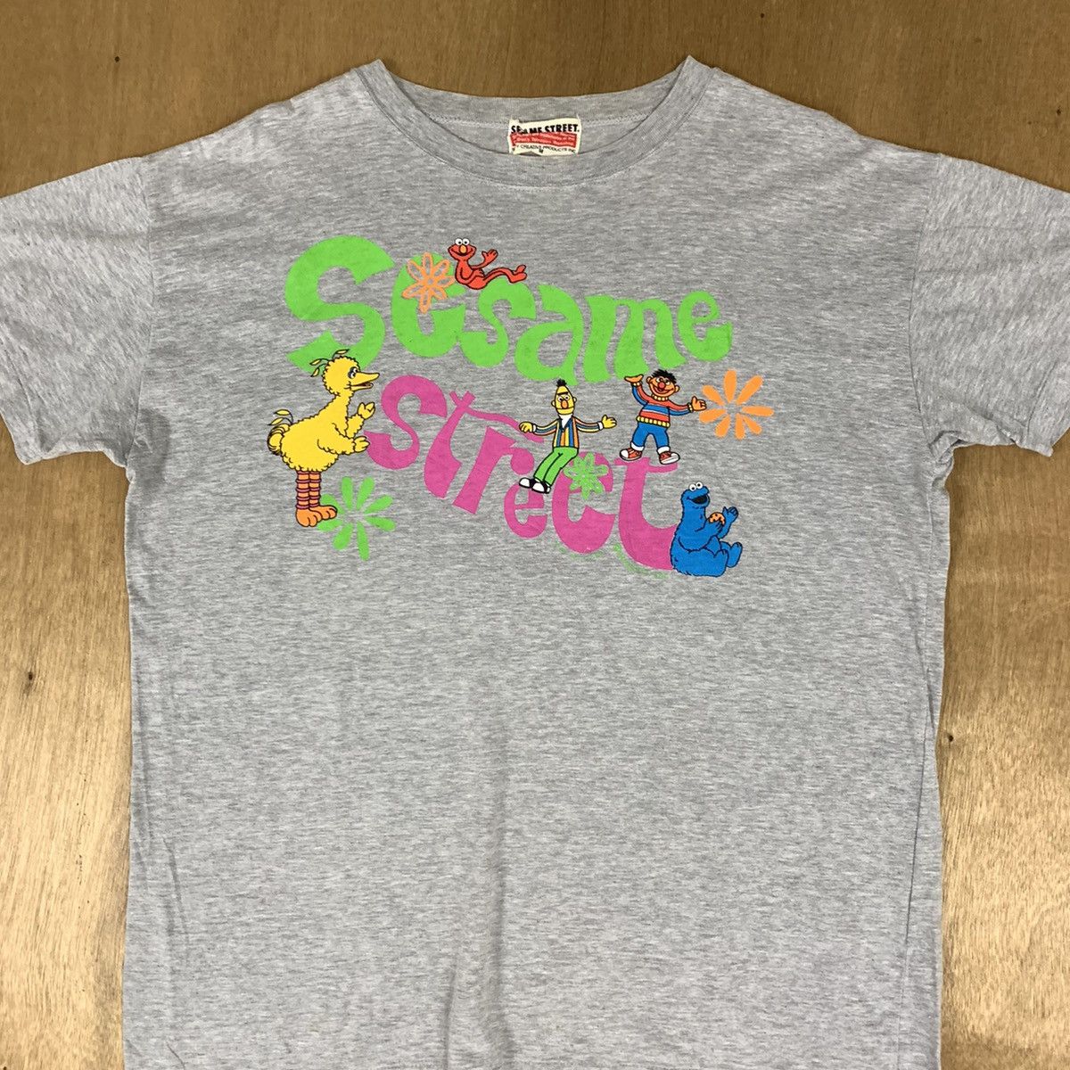 Cartoon Network × Vintage Vntag 90s SESAME STREET Cartoon Character Single Stitch Tee Size US S / EU 44-46 / 1 - 3 Thumbnail