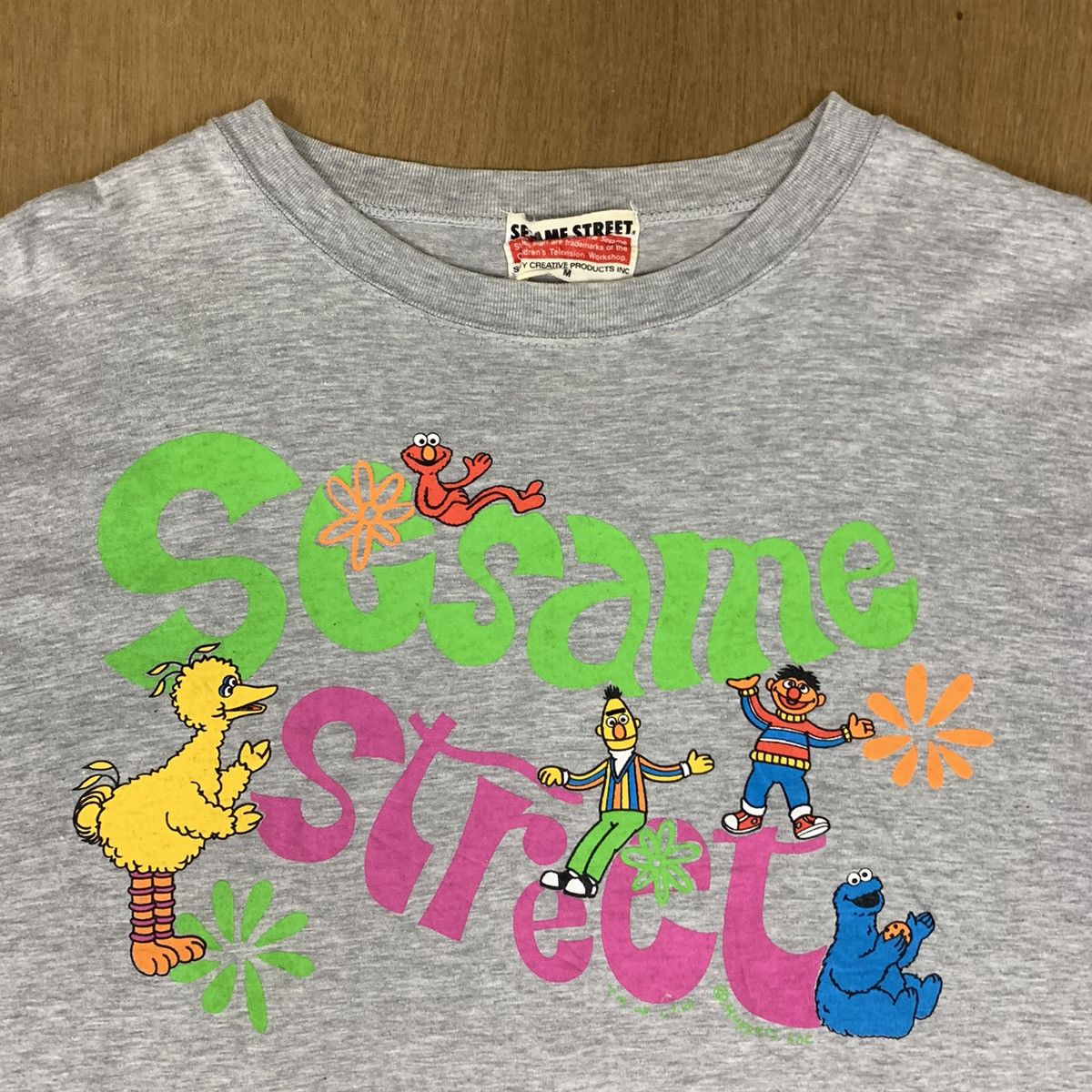 Cartoon Network × Vintage Vntag 90s SESAME STREET Cartoon Character Single Stitch Tee Size US S / EU 44-46 / 1 - 8 Thumbnail