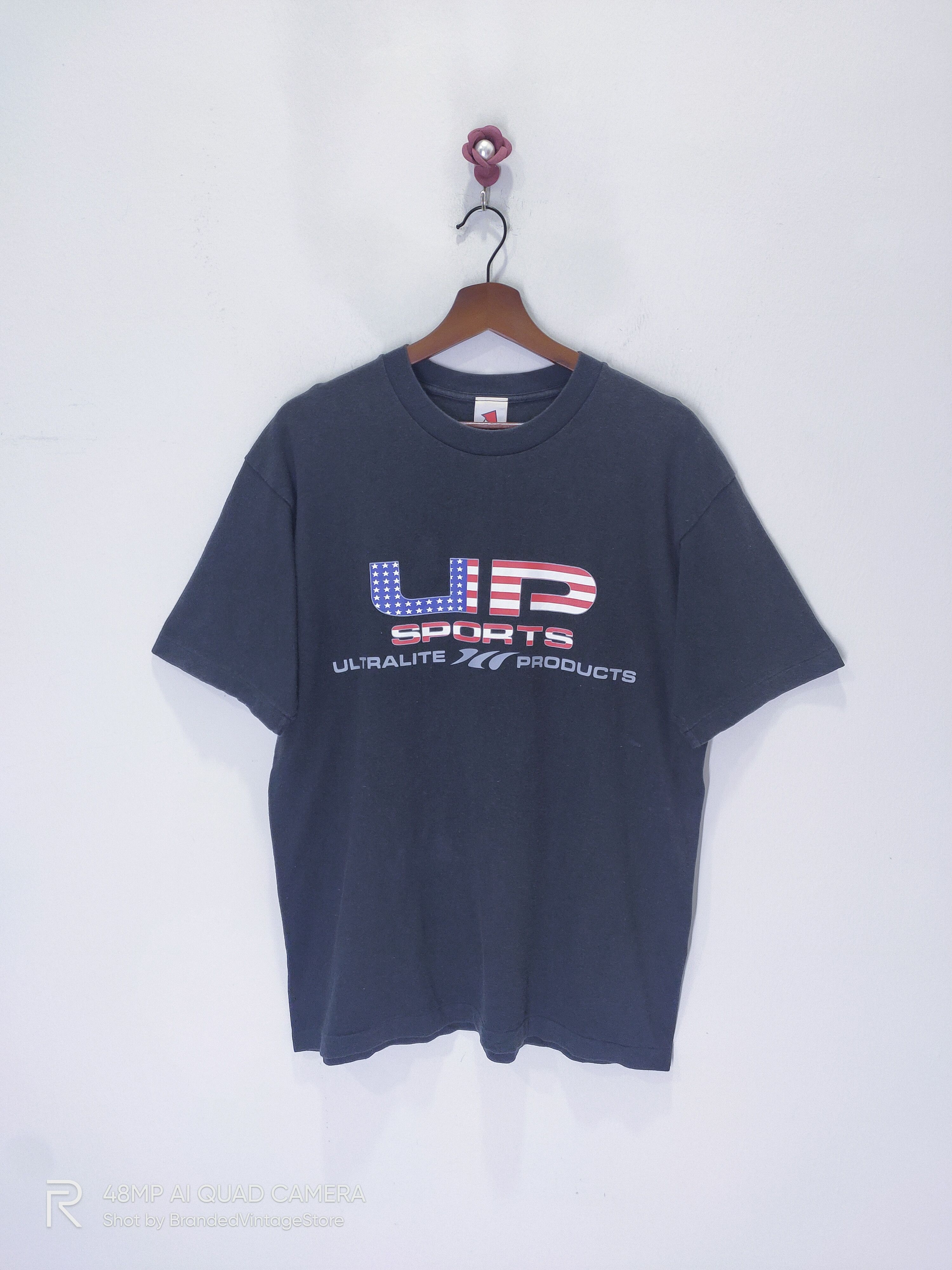 American Stitch × Vintage Vintage UP SPORT USA Ultralite Product Single Stitch Tshirt Size US L / EU 52-54 / 3 - 1 Thumbnail
