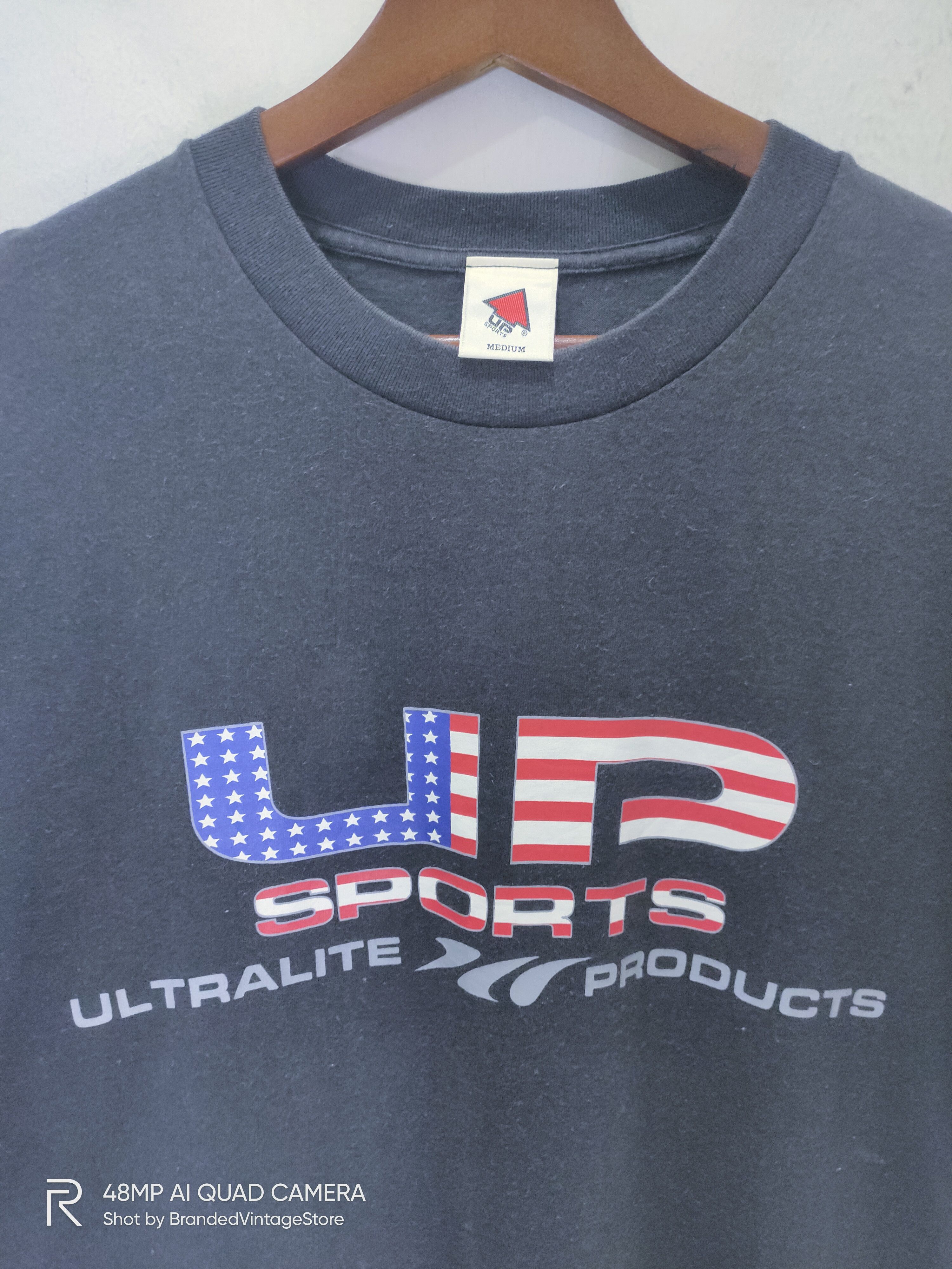 American Stitch × Vintage Vintage UP SPORT USA Ultralite Product Single Stitch Tshirt Size US L / EU 52-54 / 3 - 6 Thumbnail