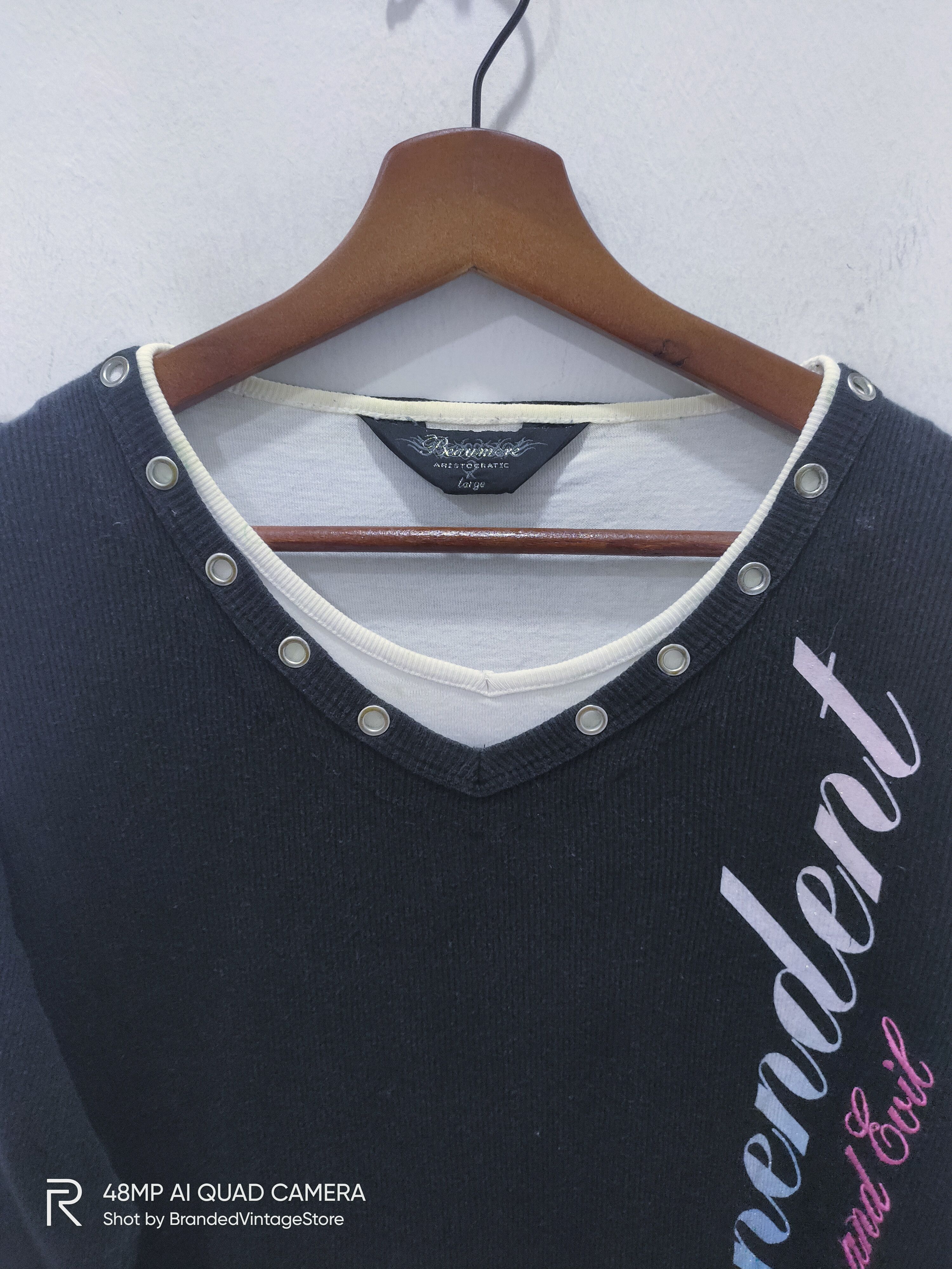 Japanese Brand × Rainbow BEAUMERE Independent Blink Lady Corduroy Slimfit Sweatshirt Size L / US 10 / IT 46 - 7 Thumbnail