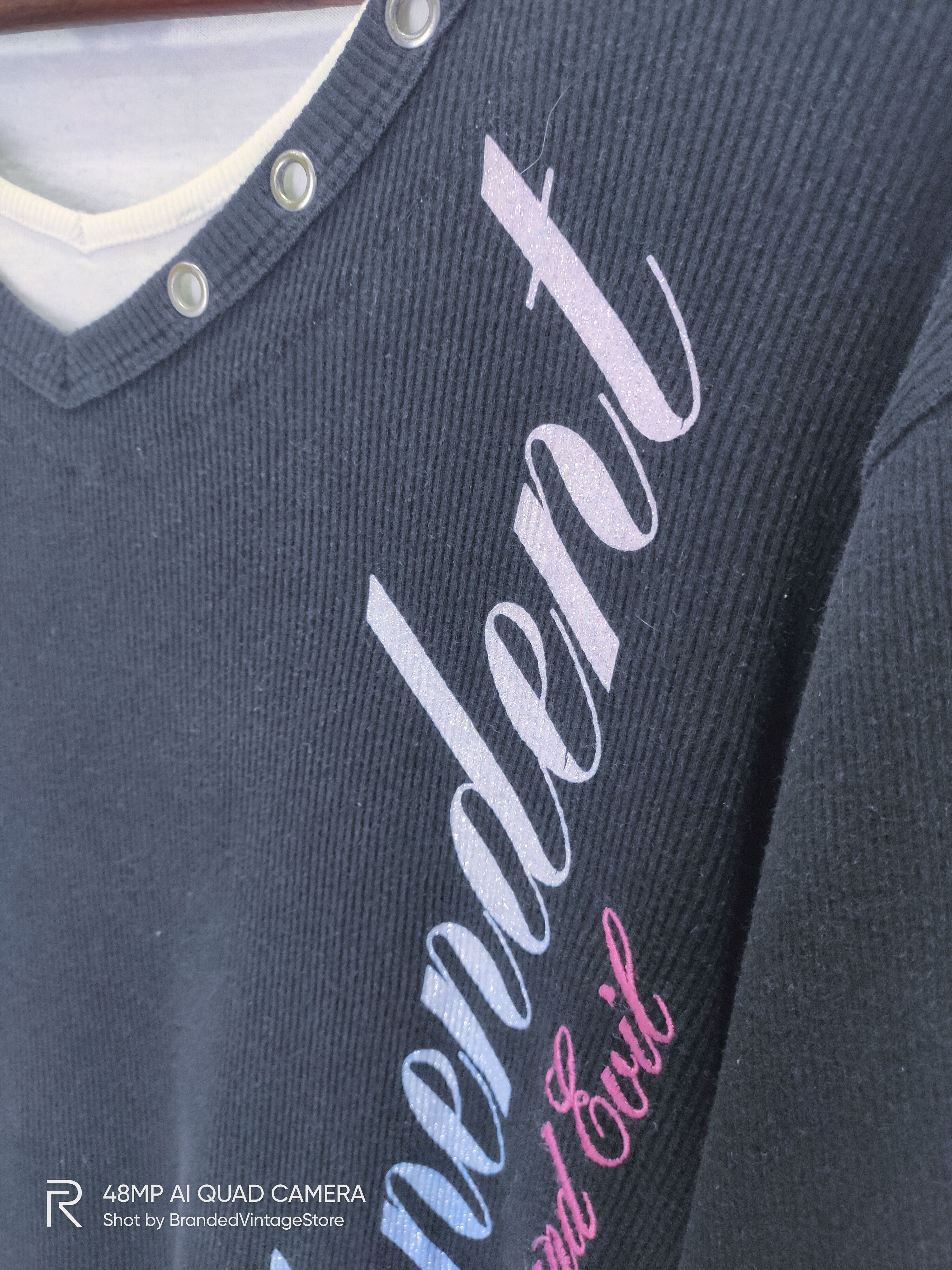 Japanese Brand × Rainbow BEAUMERE Independent Blink Lady Corduroy Slimfit Sweatshirt Size L / US 10 / IT 46 - 6 Thumbnail