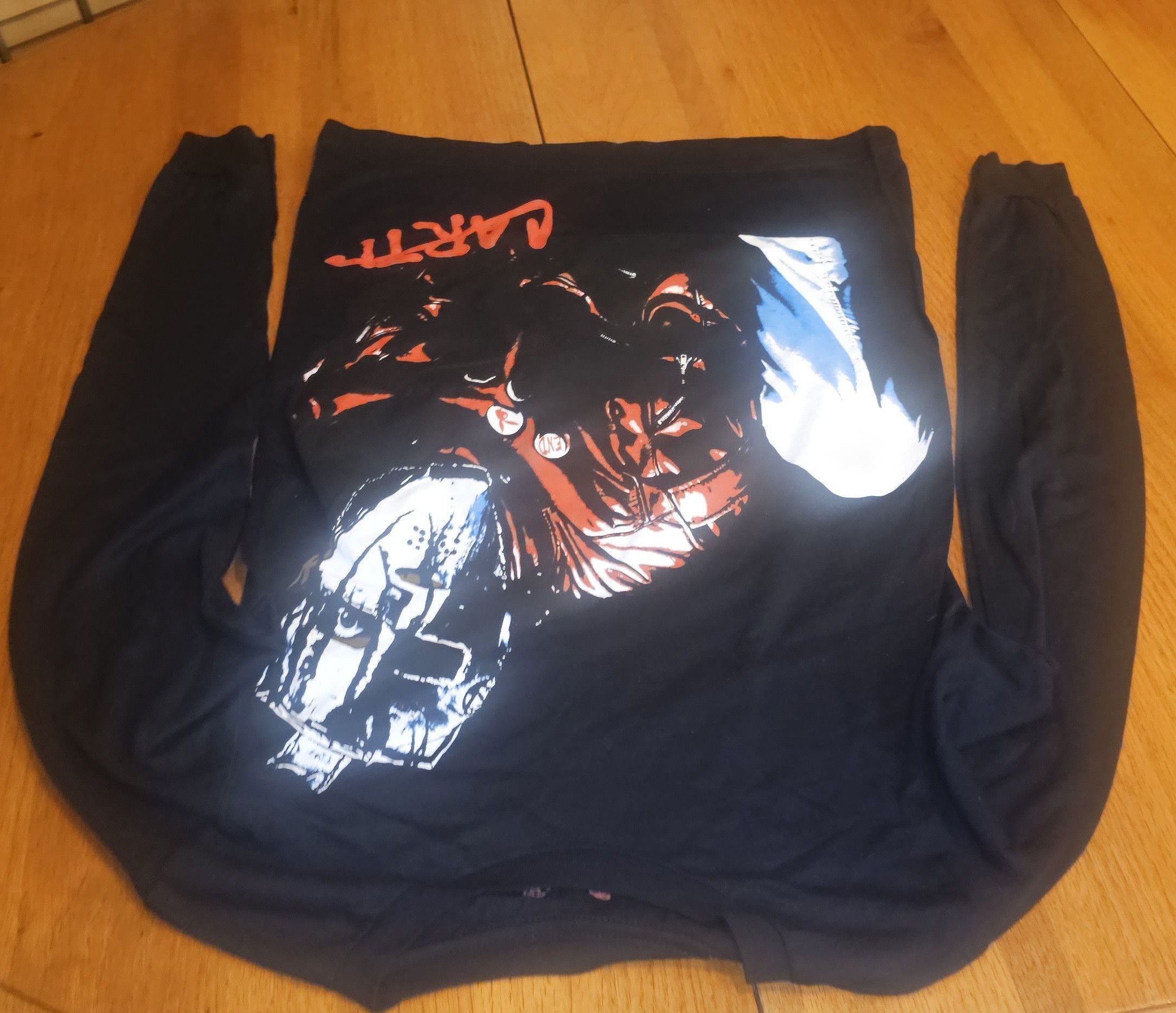 AWGE Playboi Carti 2017 Jason Mask Hand Tour Concert Merch Tee Size US XS / EU 42 / 0 - 15 Thumbnail