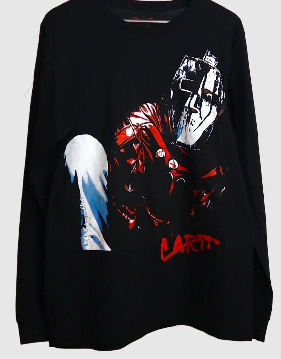 AWGE Playboi Carti 2017 Jason Mask Hand Tour Concert Merch Tee Size US XS / EU 42 / 0 - 8 Thumbnail
