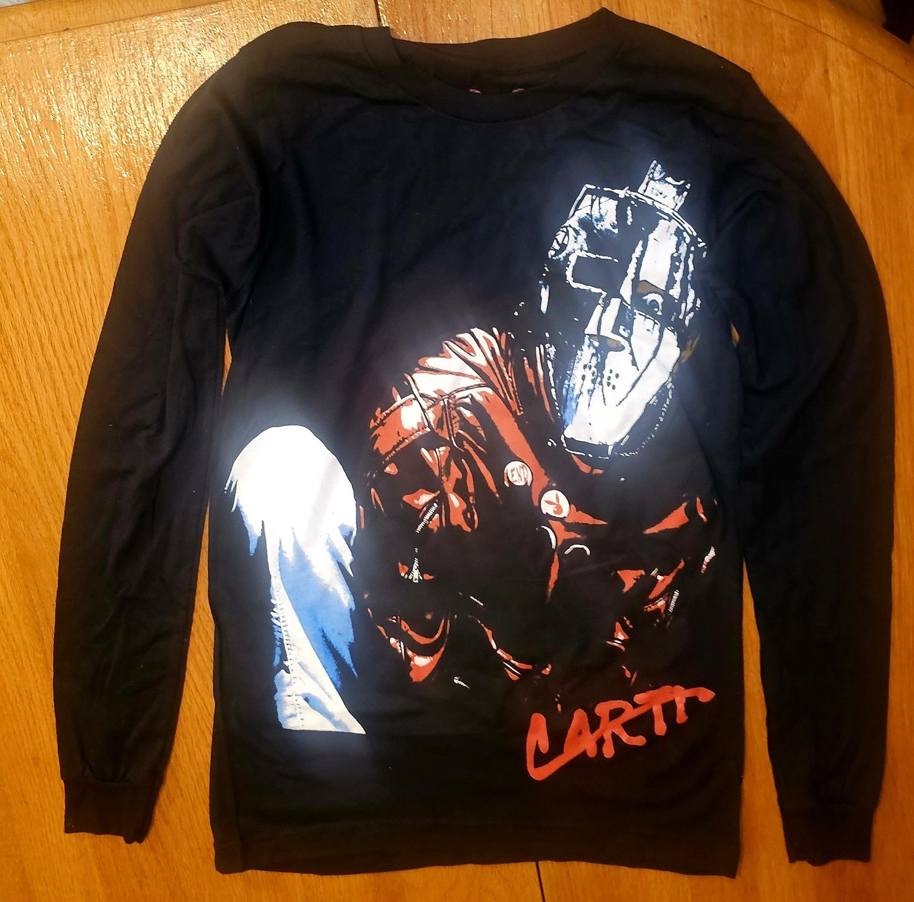 AWGE Playboi Carti 2017 Jason Mask Hand Tour Concert Merch Tee Size US XS / EU 42 / 0 - 1 Thumbnail