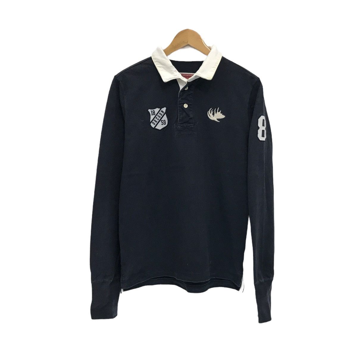 Japanese Brand × Sports Specialties × Vintage Oregon Small Logo Long Sleeve Polo Shirt Size US M / EU 48-50 / 2 - 1 Thumbnail