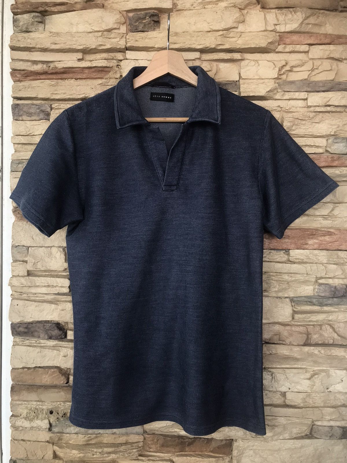 Tete Homme Vintage Tete Homme Collar Tee Size US M / EU 48-50 / 2 - 1 Thumbnail
