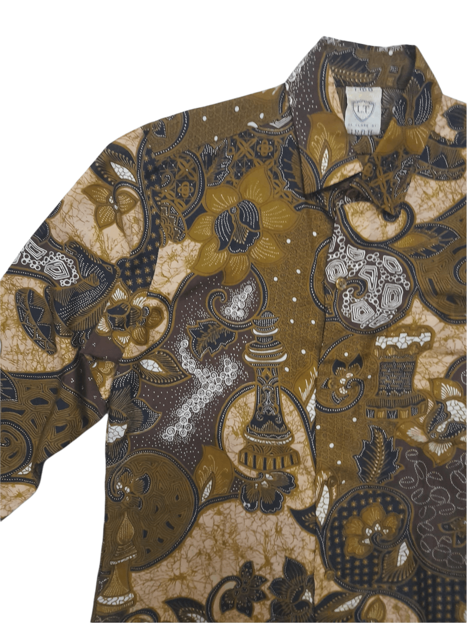 Vintage 80s Malaysia Lido Clare Ipoh Cultural art X chess (D859) Size US S / EU 44-46 / 1 - 3 Thumbnail