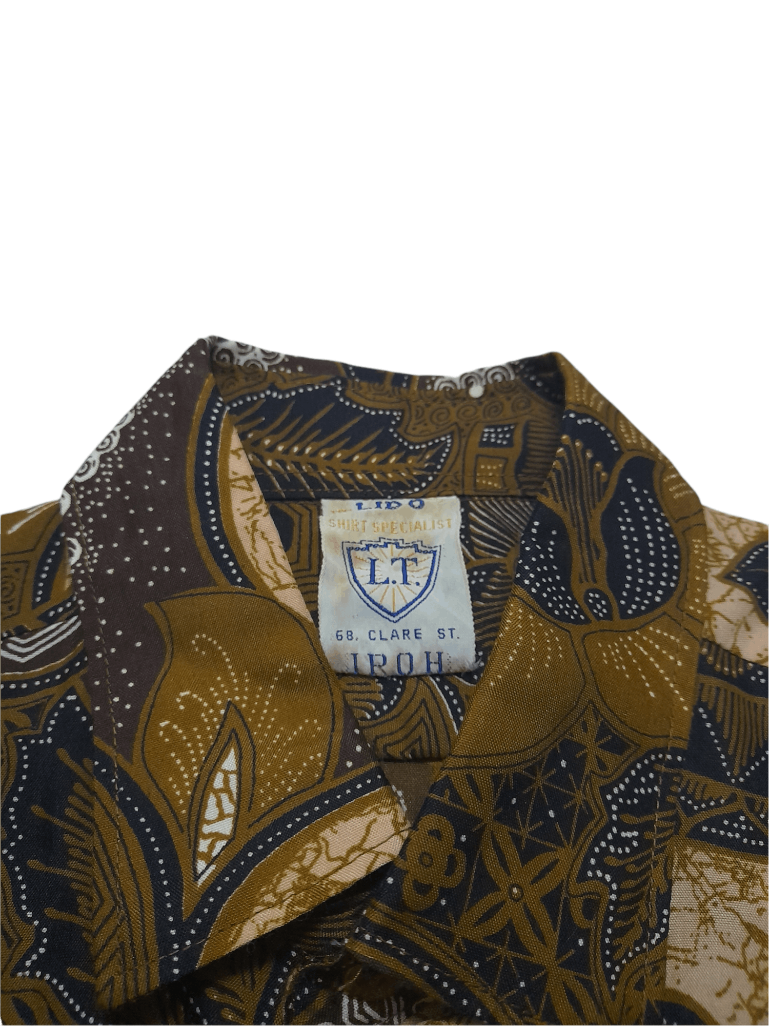 Vintage 80s Malaysia Lido Clare Ipoh Cultural art X chess (D859) Size US S / EU 44-46 / 1 - 4 Thumbnail