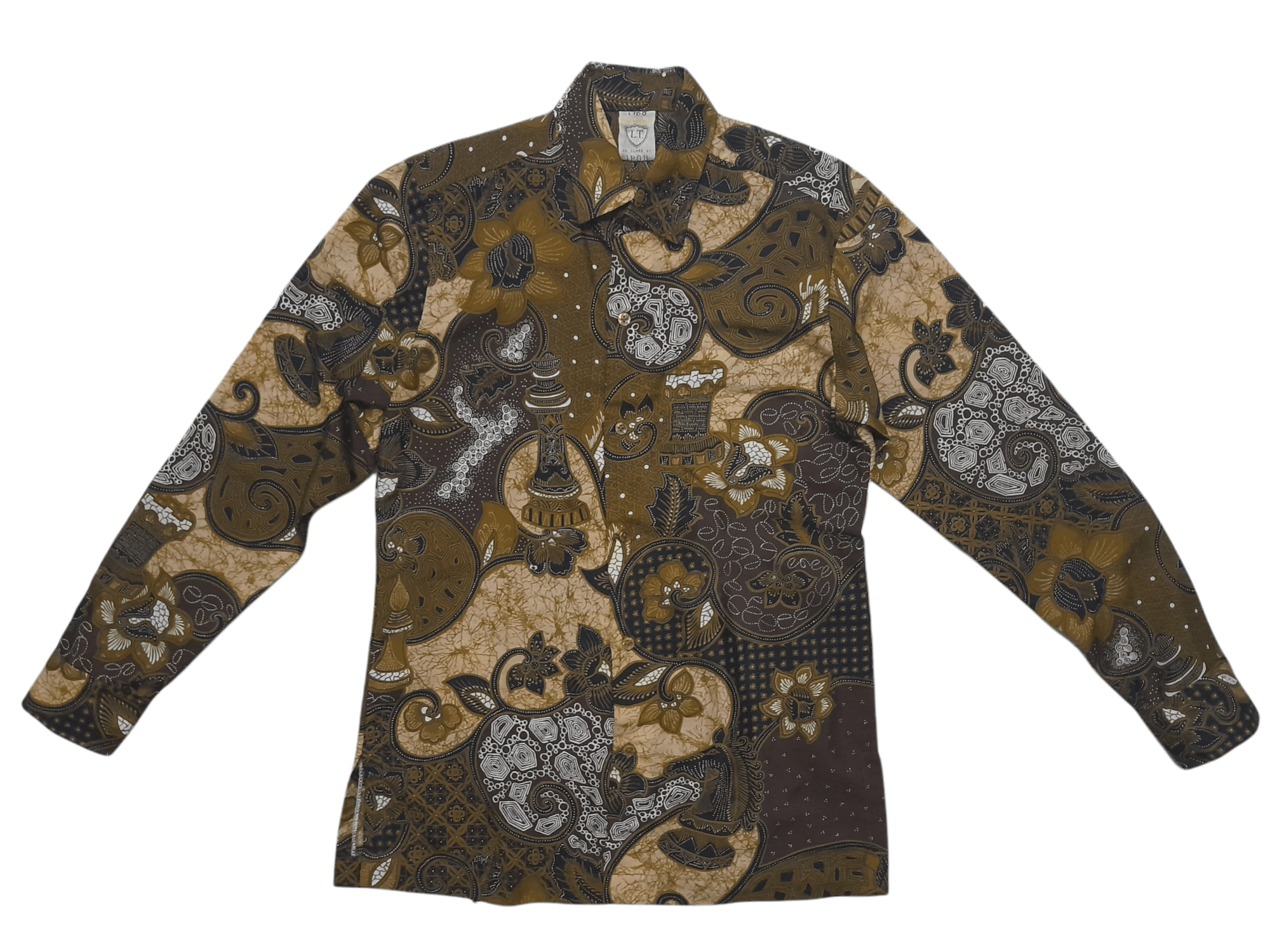 Vintage 80s Malaysia Lido Clare Ipoh Cultural art X chess (D859) Size US S / EU 44-46 / 1 - 1 Thumbnail