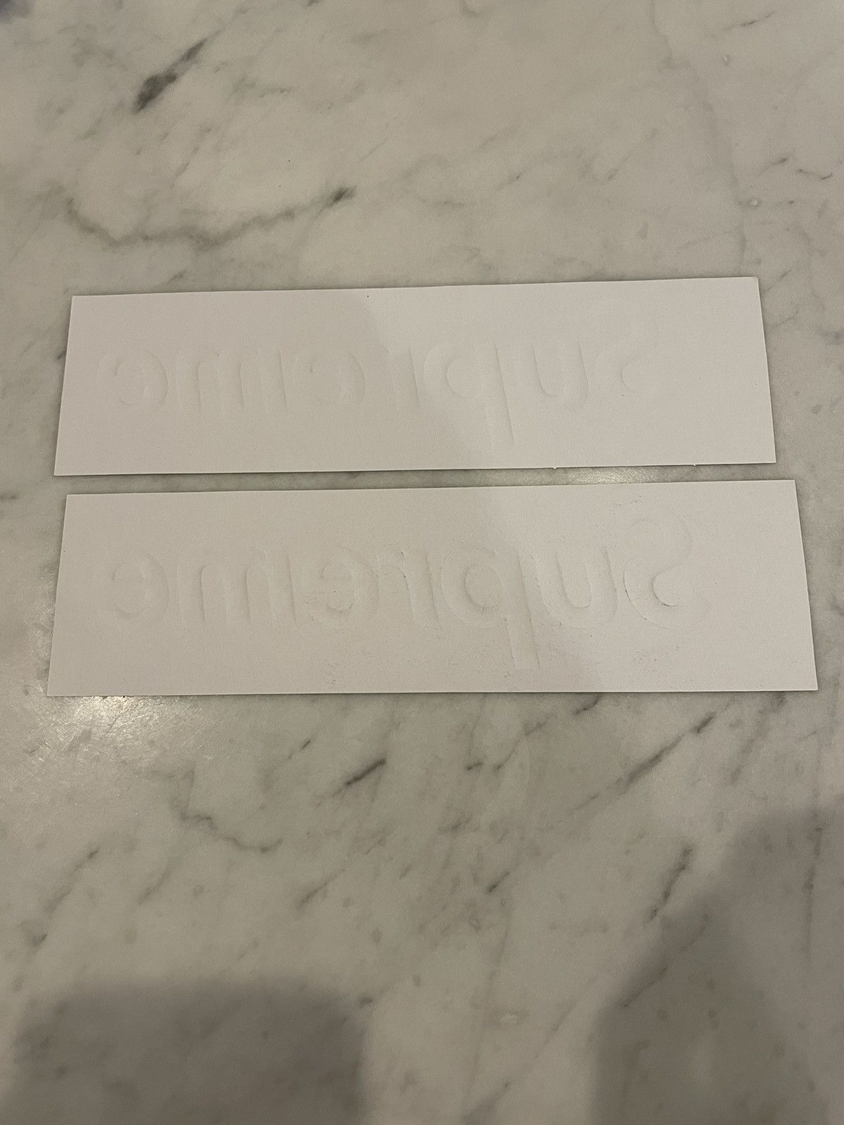 Supreme 2x Supreme Embossed Metallic Gold Box Logo Sticker Size ONE SIZE - 2 Thumbnail