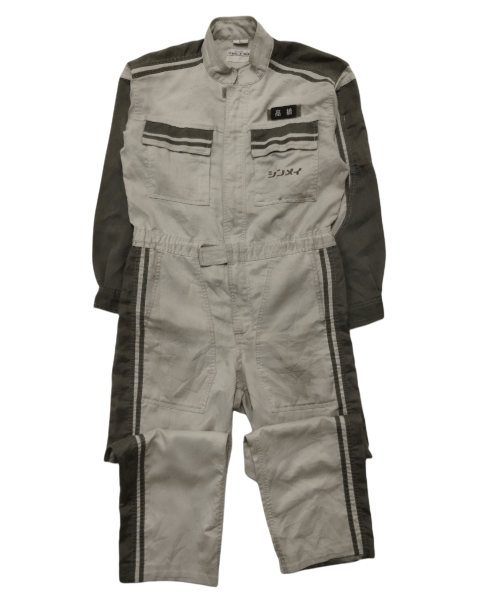 Japanese Brand Vintage Toyota Tecno Coveralls Size US 37 - 2 Thumbnail