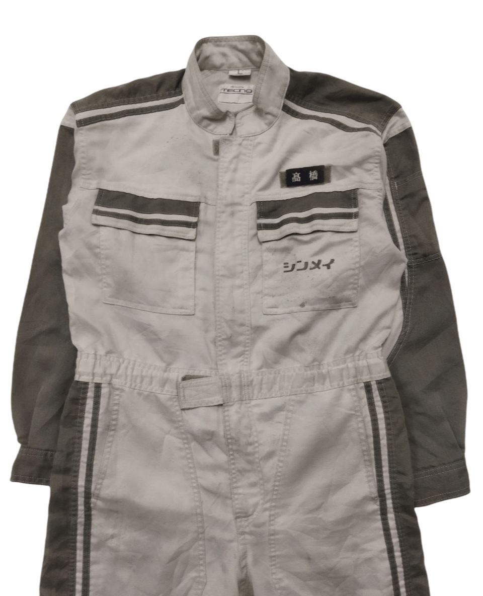 Japanese Brand Vintage Toyota Tecno Coveralls Size US 37 - 3 Thumbnail