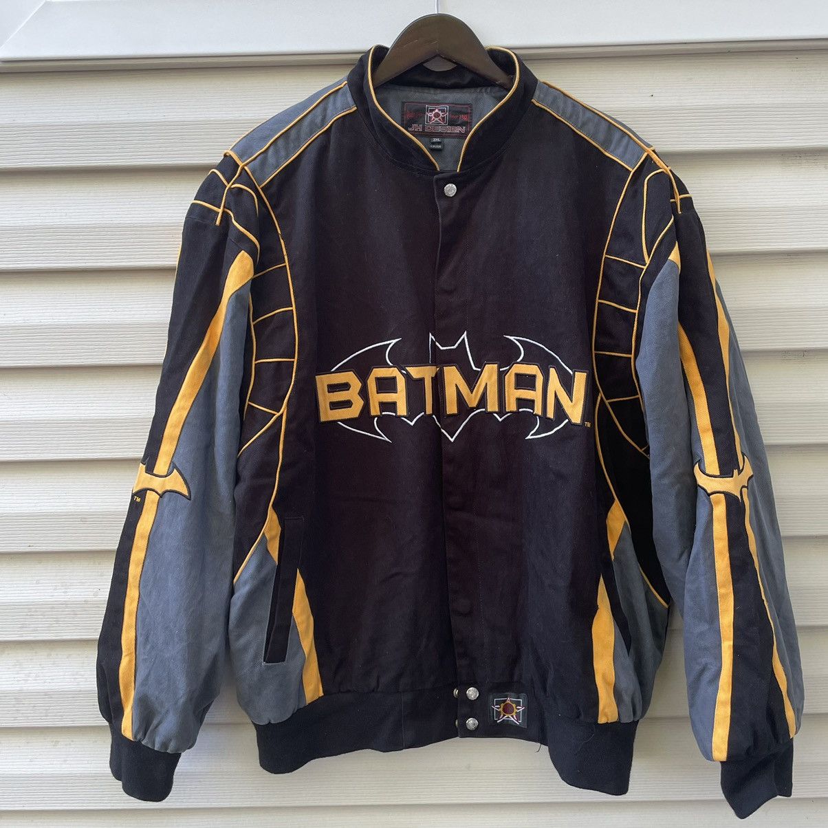 image of 2000S Jeff Hamilton Batman Jacket in Black, Men's (Size 2XL)