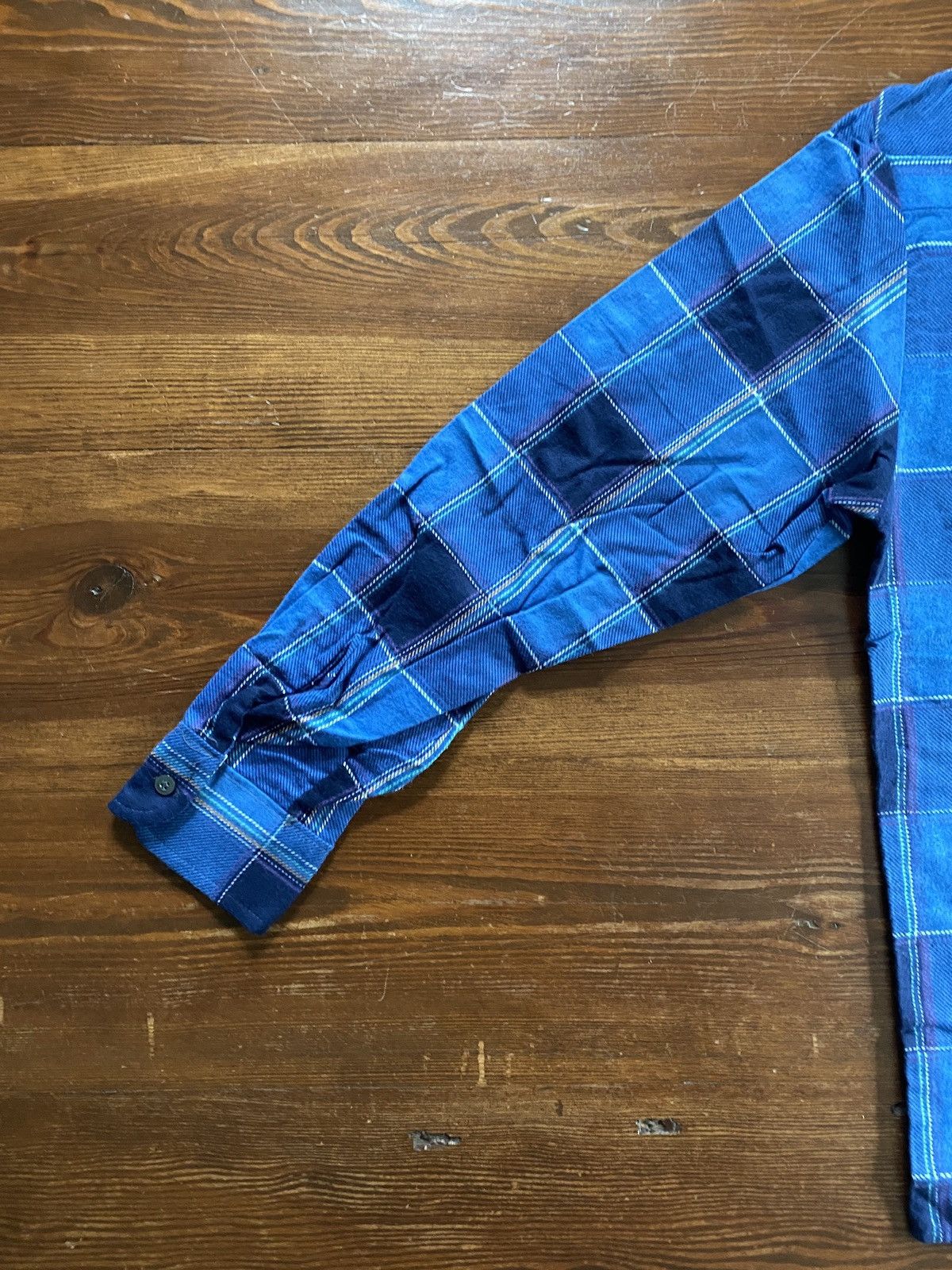 Flannel × Vintage Vintage NWT 80’s Repage Thin Flannel Button Up Size US M / EU 48-50 / 2 - 13 Thumbnail