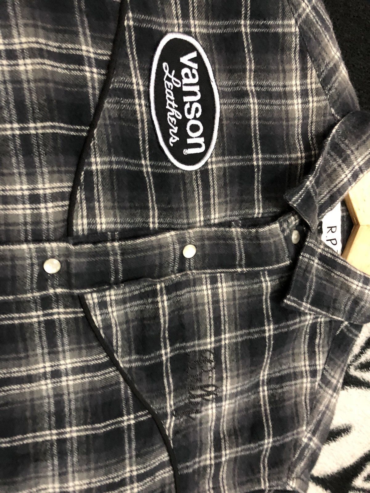 Japanese Brand Vanson Leathers Flannel Button Up Shirt Size US M / EU 48-50 / 2 - 6 Thumbnail