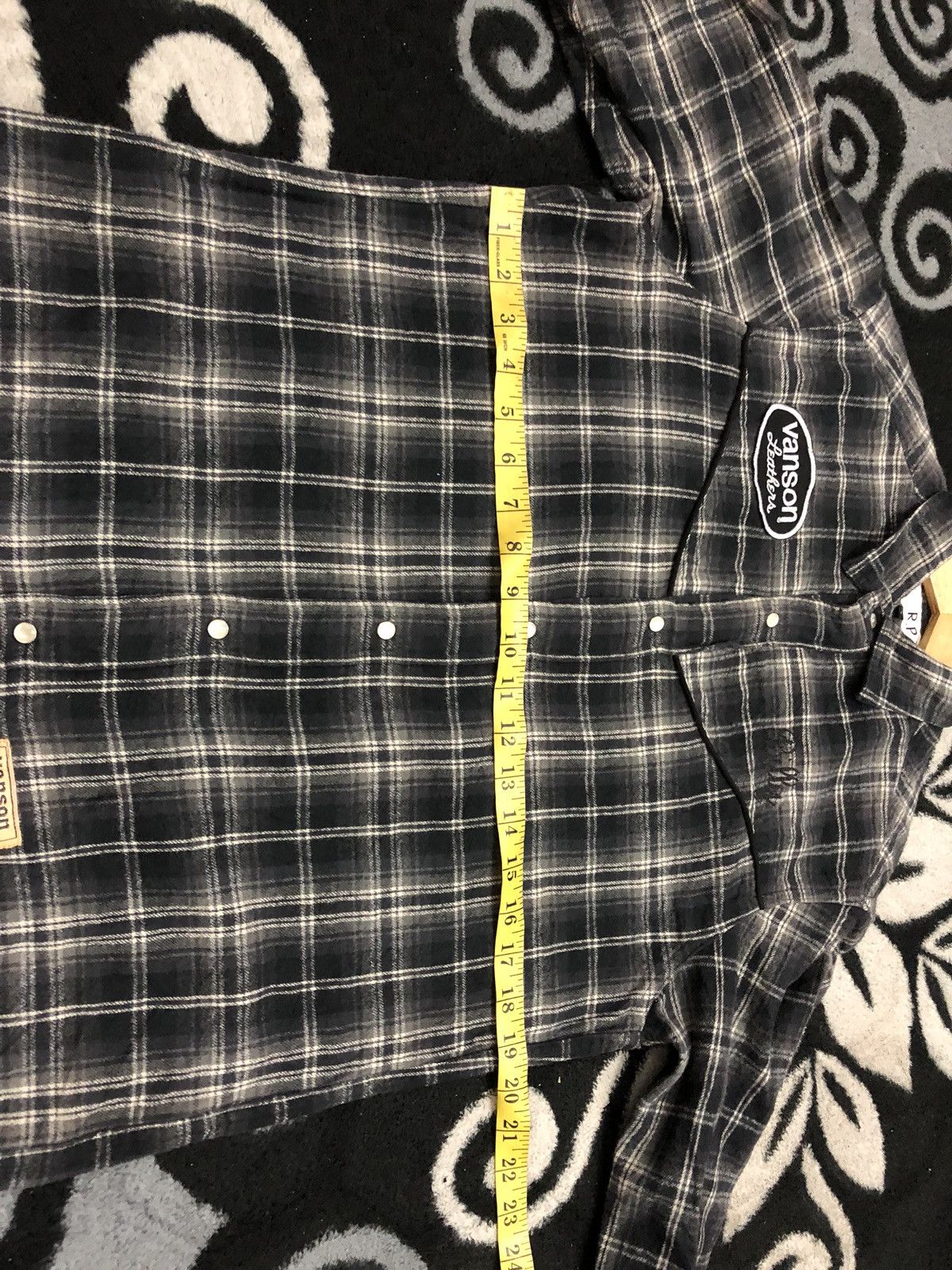 Japanese Brand Vanson Leathers Flannel Button Up Shirt Size US M / EU 48-50 / 2 - 10 Thumbnail