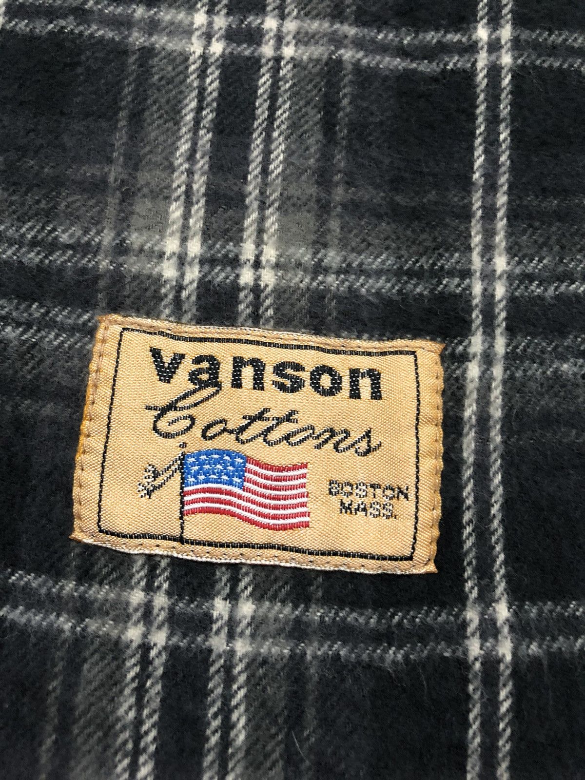 Japanese Brand Vanson Leathers Flannel Button Up Shirt Size US M / EU 48-50 / 2 - 5 Thumbnail