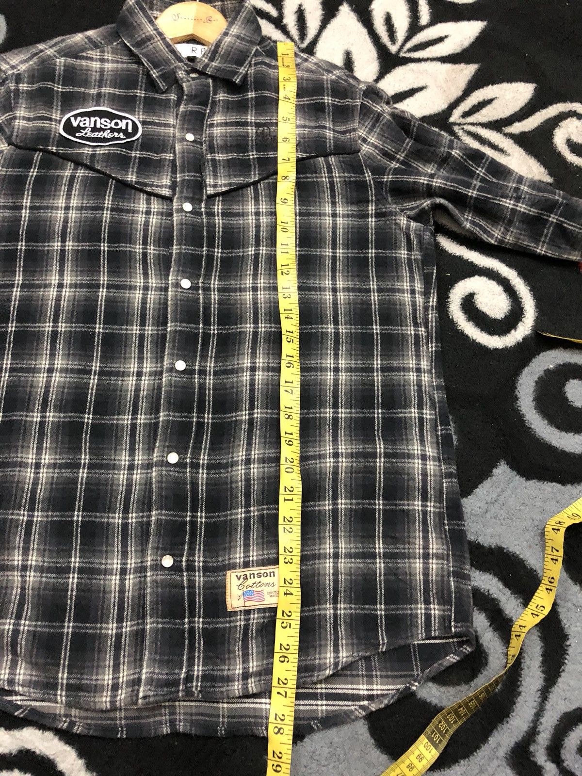 Japanese Brand Vanson Leathers Flannel Button Up Shirt Size US M / EU 48-50 / 2 - 11 Thumbnail