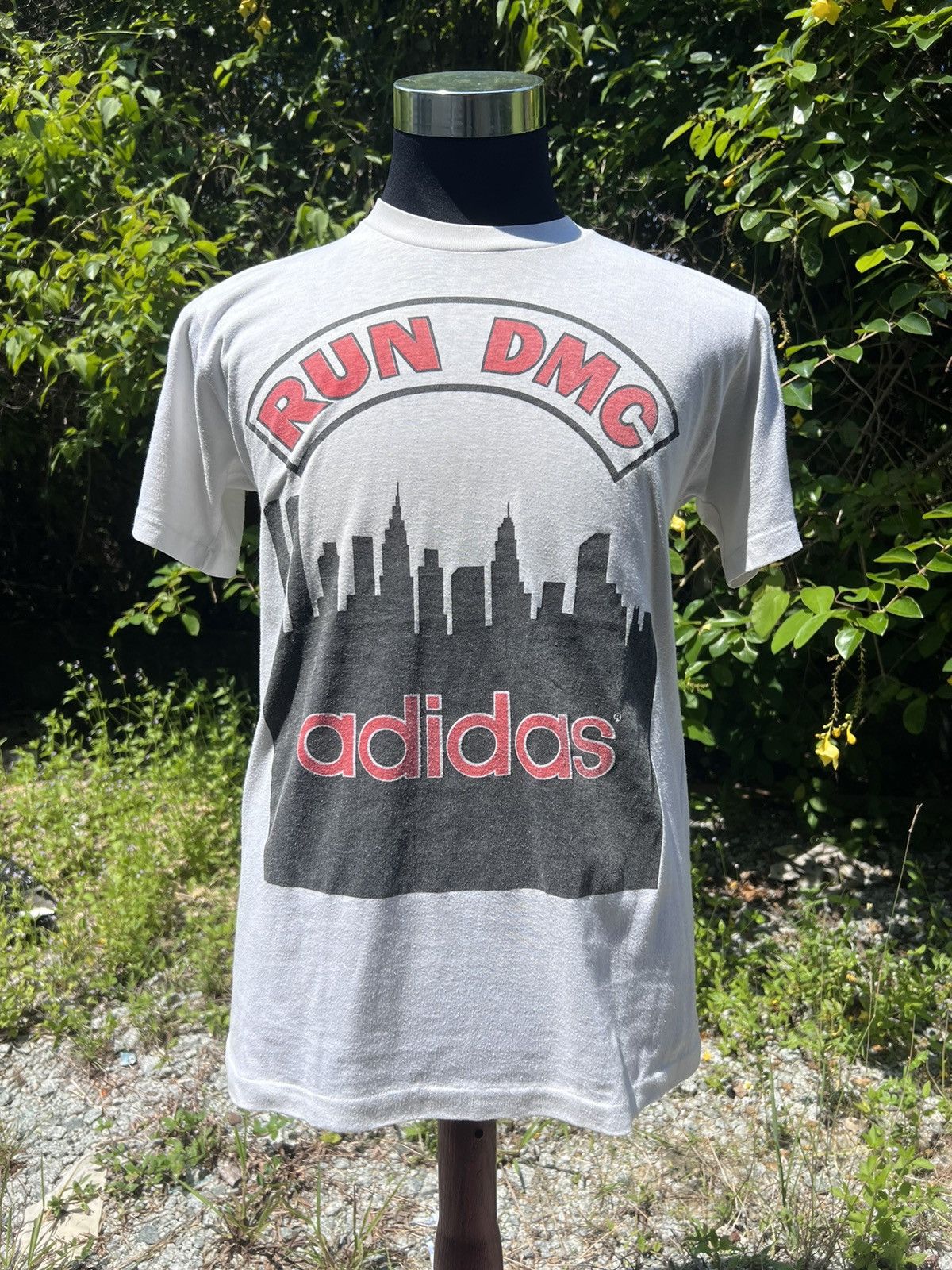 Adidas Run Dmc Vintage Rare Run Dmc X Adidas Band tee Grailed