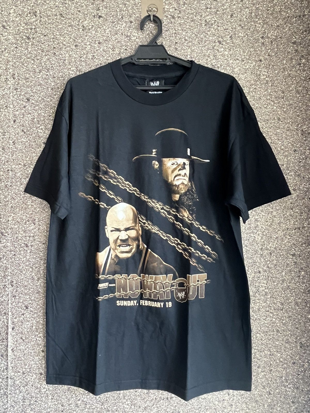 image of Vintage x Wwe No Way Out Ft31 in Black, Men's (Size Large)