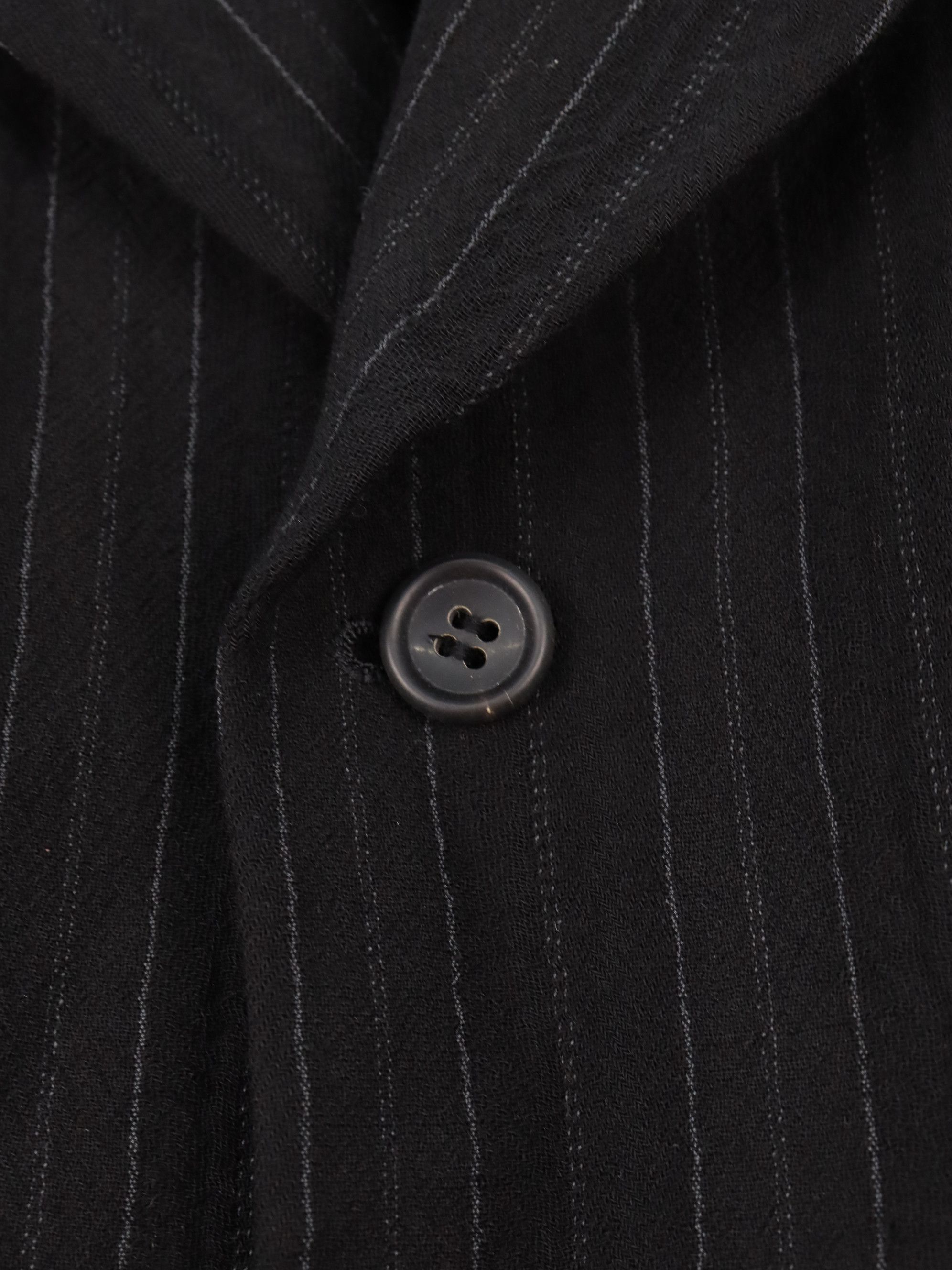 Yohji Yamamoto Vintage 90s Archived Y's Wool Pin Striped Vertical Size US M / EU 48-50 / 2 - 14 Thumbnail