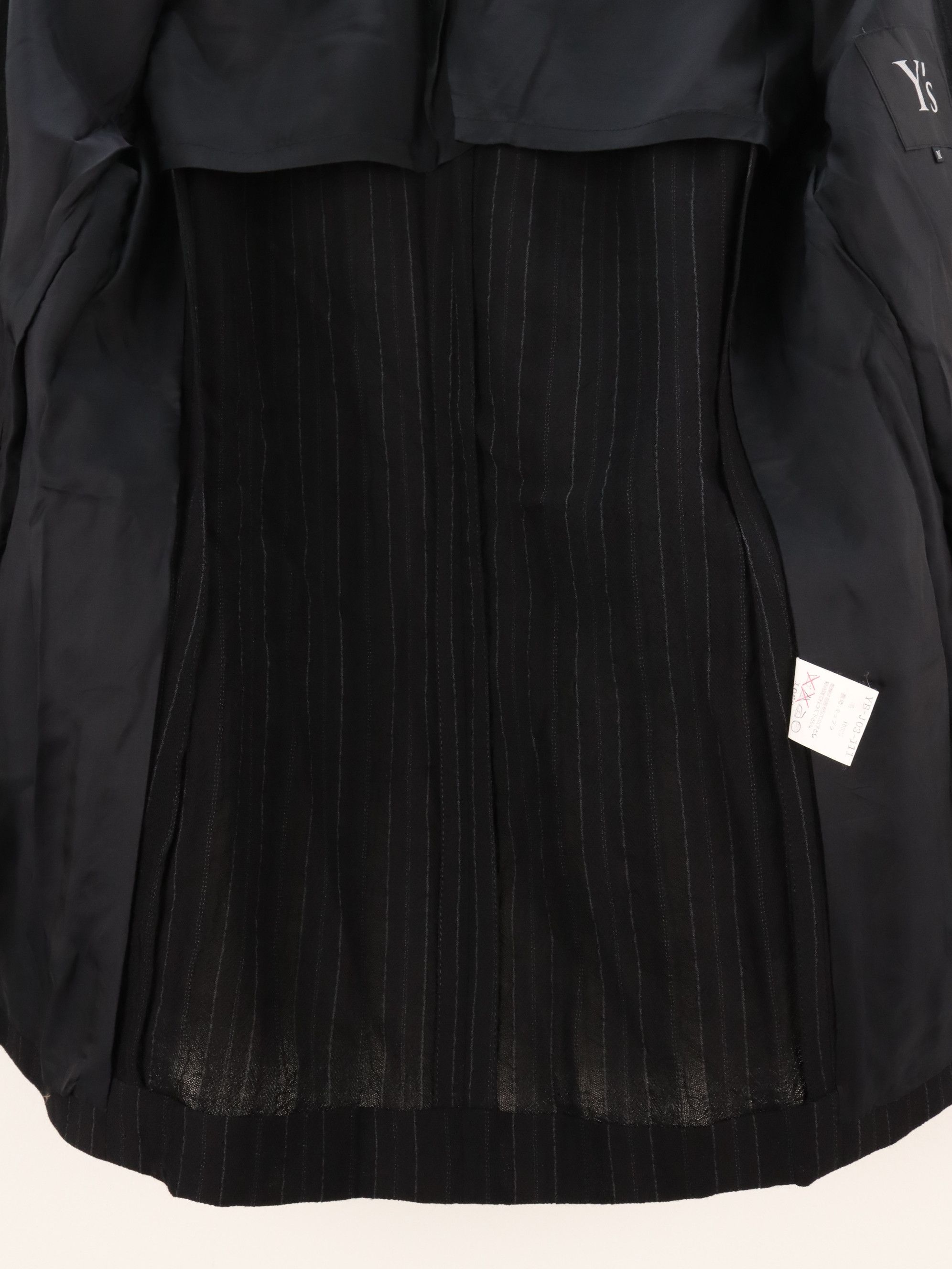 Yohji Yamamoto Vintage 90s Archived Y's Wool Pin Striped Vertical Size US M / EU 48-50 / 2 - 25 Thumbnail
